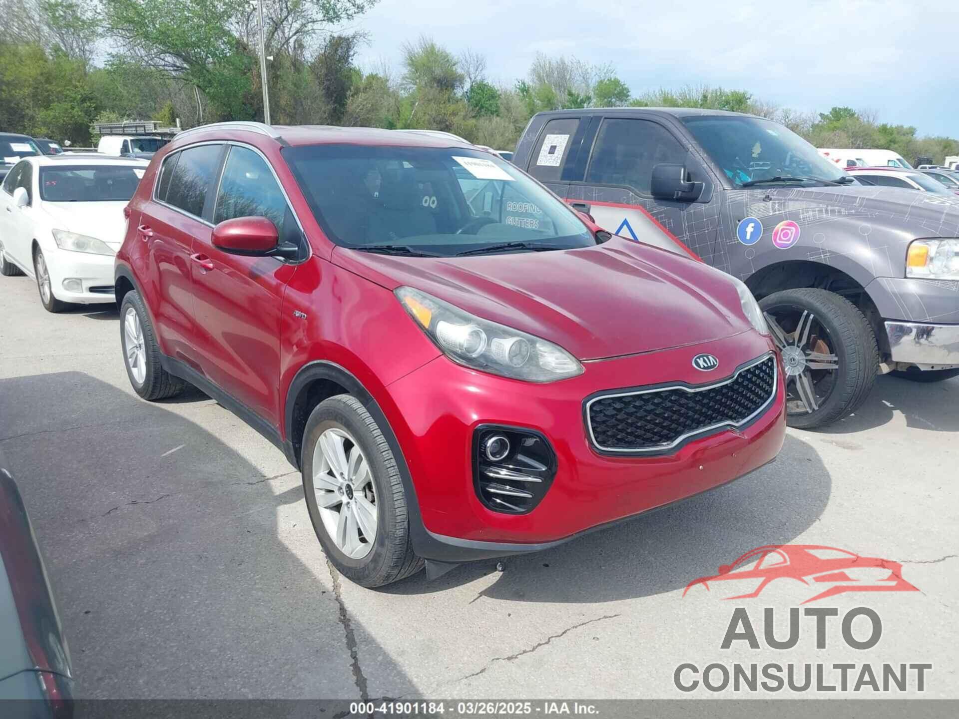 KIA SPORTAGE 2017 - KNDPMCACXH7109498