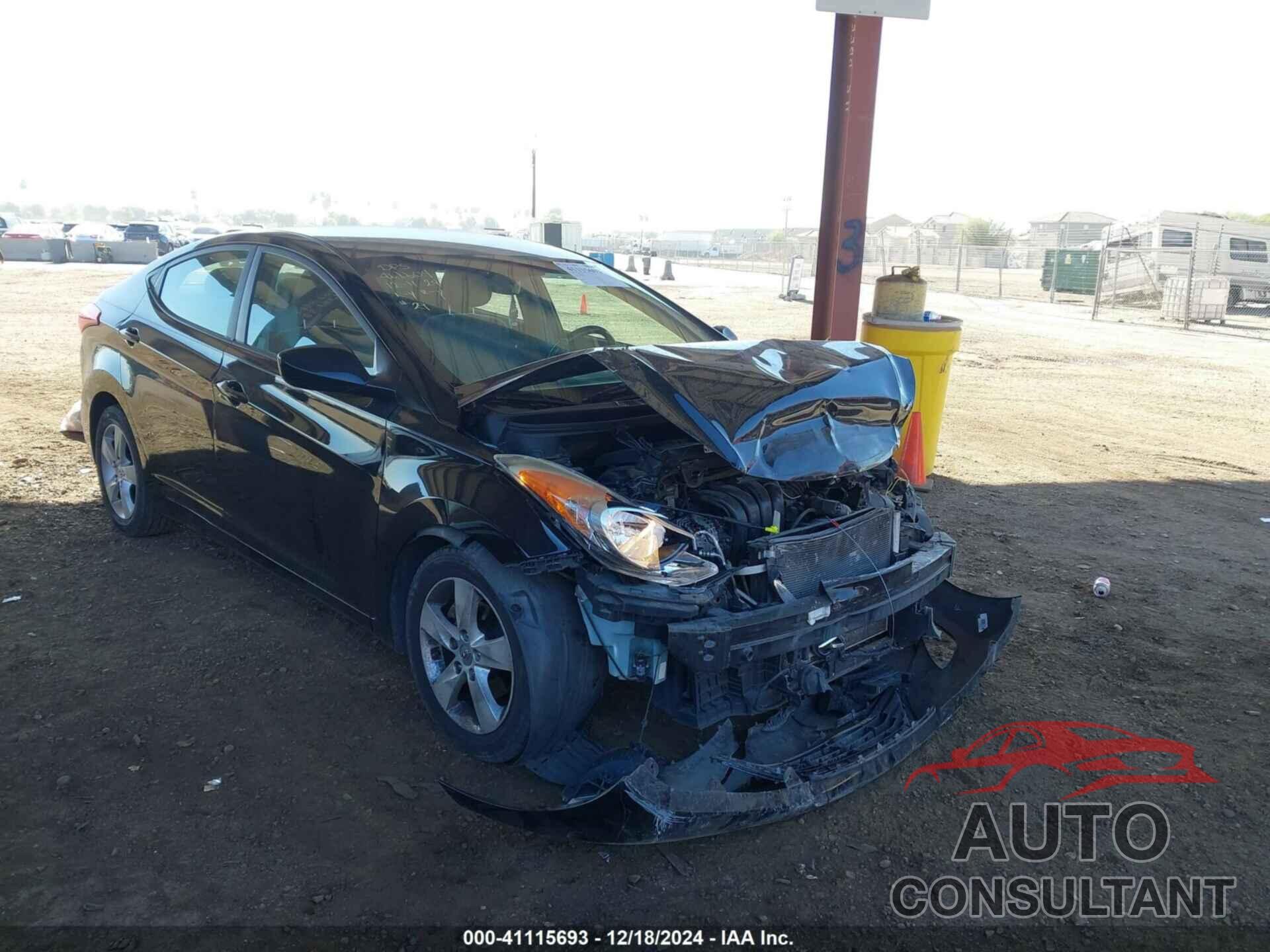 HYUNDAI ELANTRA 2012 - 5NPDH4AE6CH119965