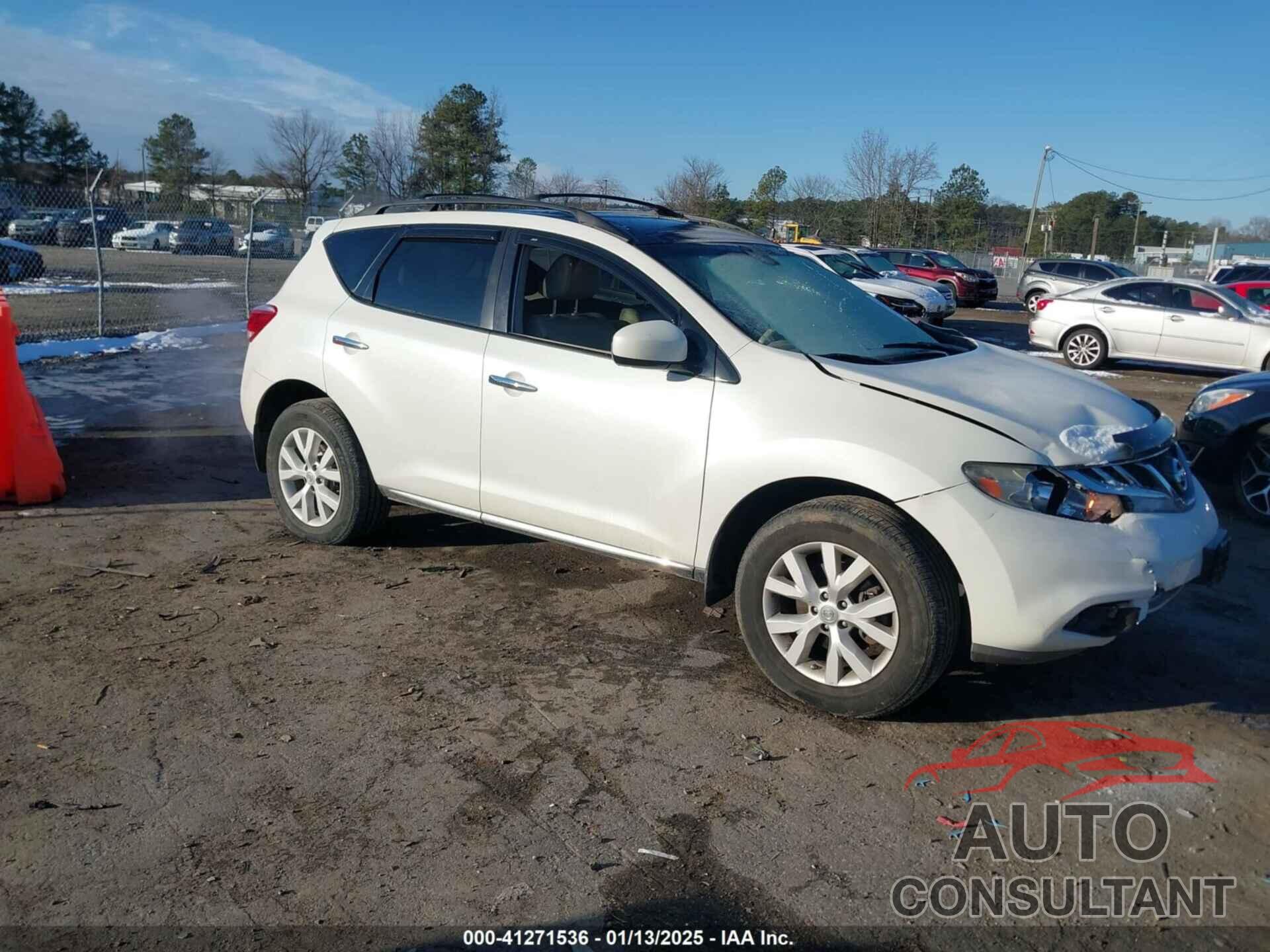 NISSAN MURANO 2012 - JN8AZ1MW1CW215309