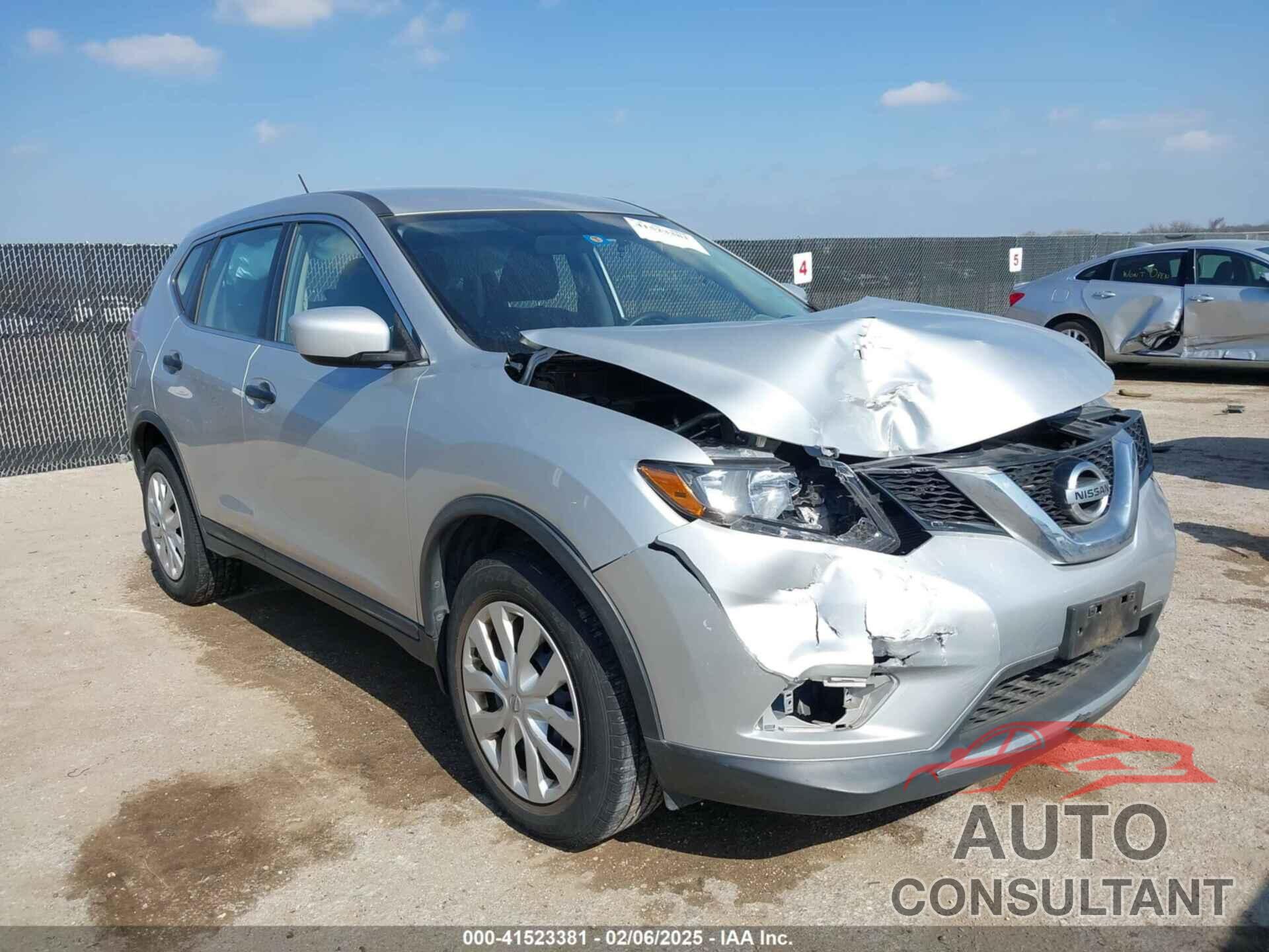 NISSAN ROGUE 2016 - KNMAT2MV6GP606255