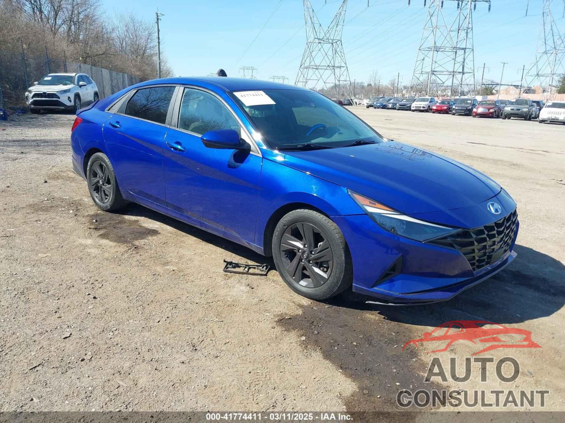 HYUNDAI ELANTRA 2022 - 5NPLS4AGXNH084431