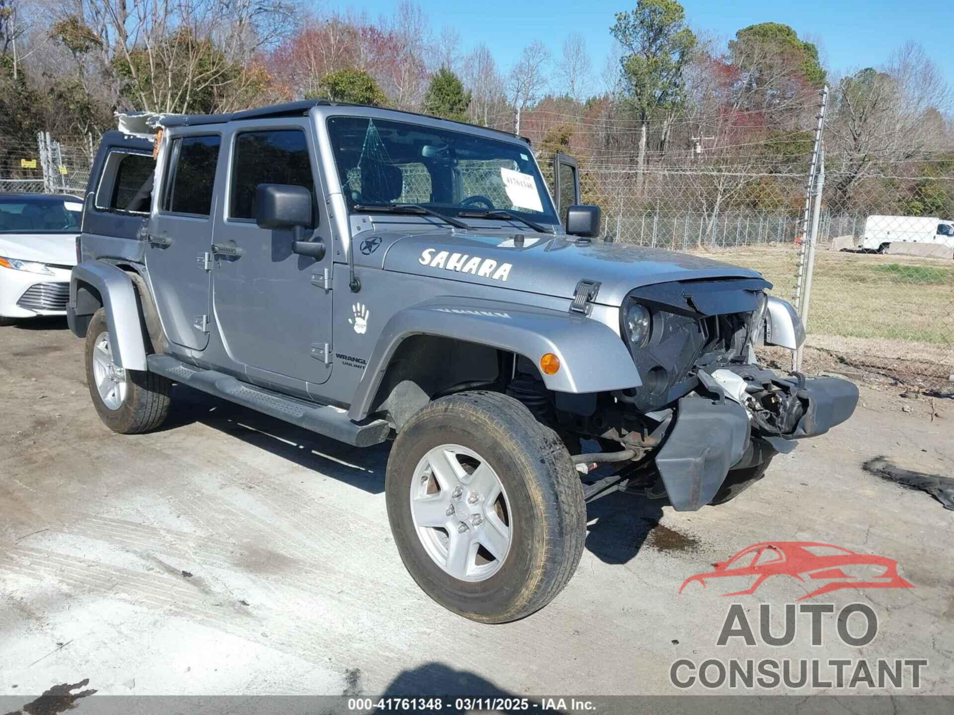 JEEP WRANGLER UNLIMITED 2013 - 1C4HJWEG5DL645983