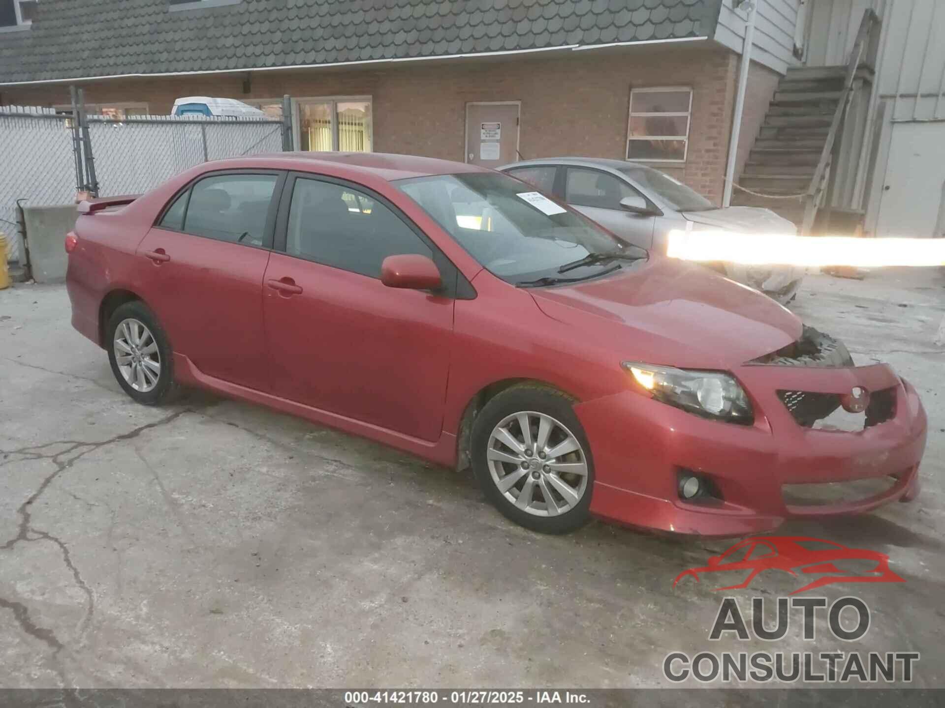 TOYOTA COROLLA 2009 - 1NXBU40E59Z001436