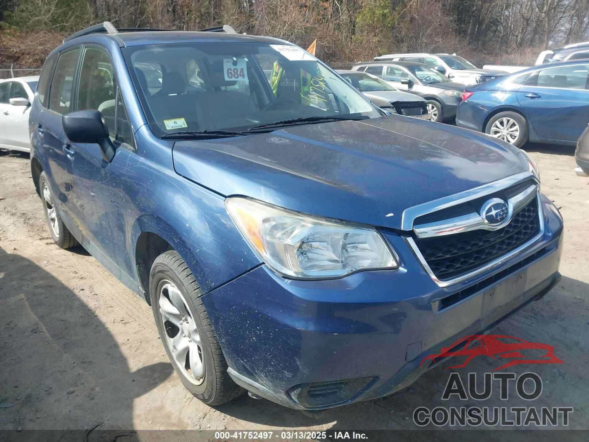 SUBARU FORESTER 2014 - JF2SJAAC2EH496112