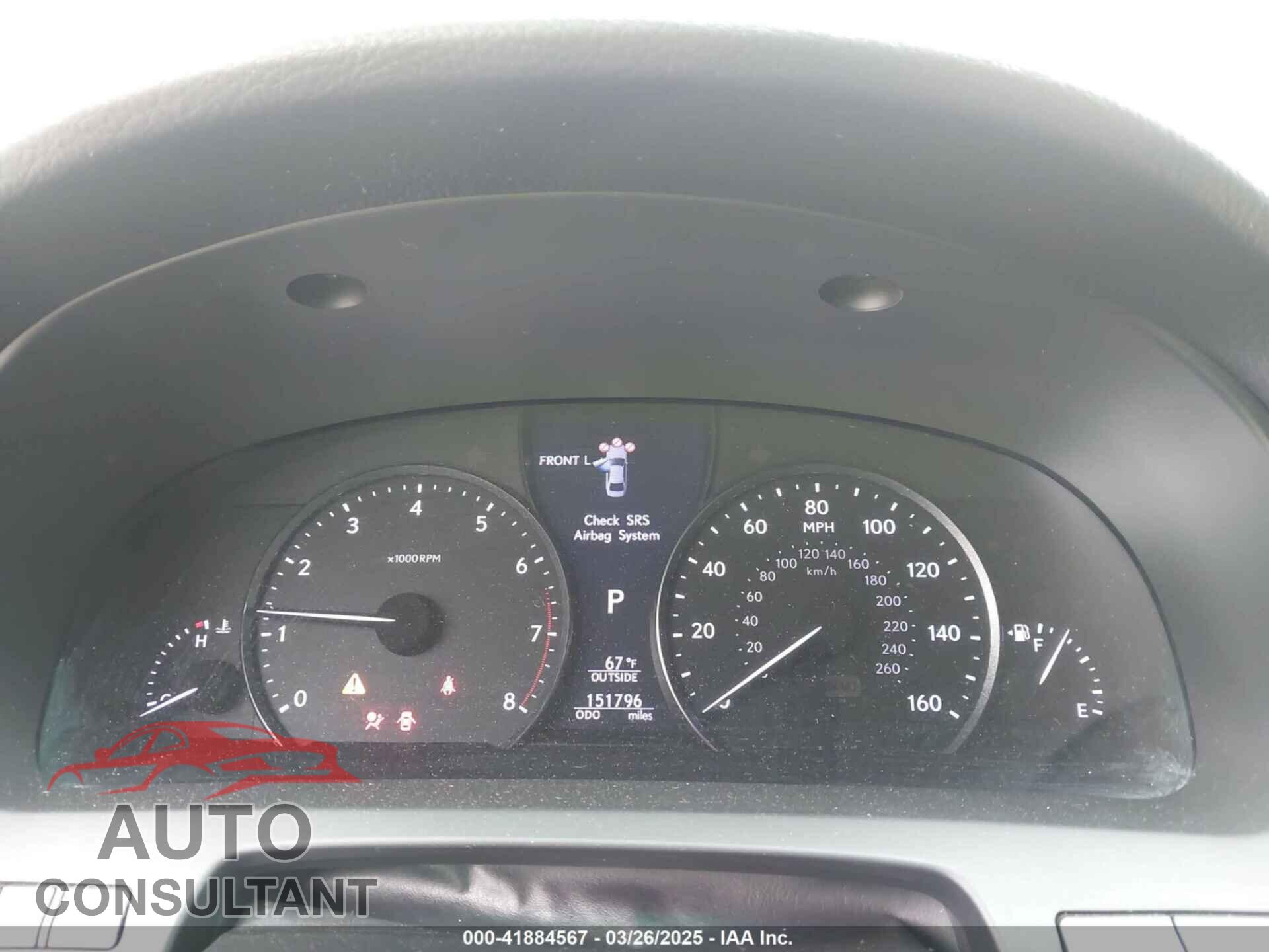 LEXUS LS 460 2014 - JTHBL5EF9E5126845