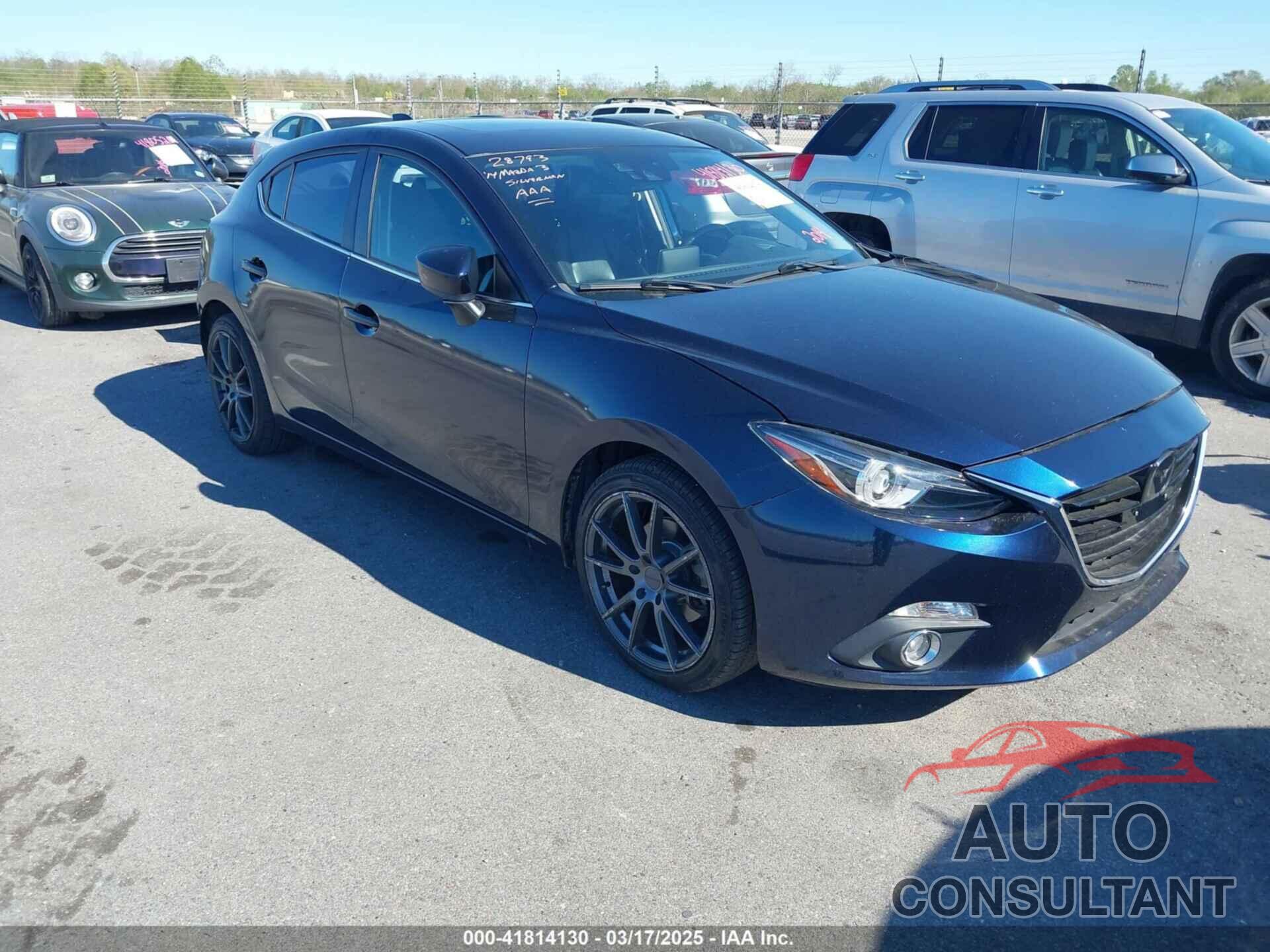 MAZDA MAZDA3 2014 - JM1BM1M32E1208762