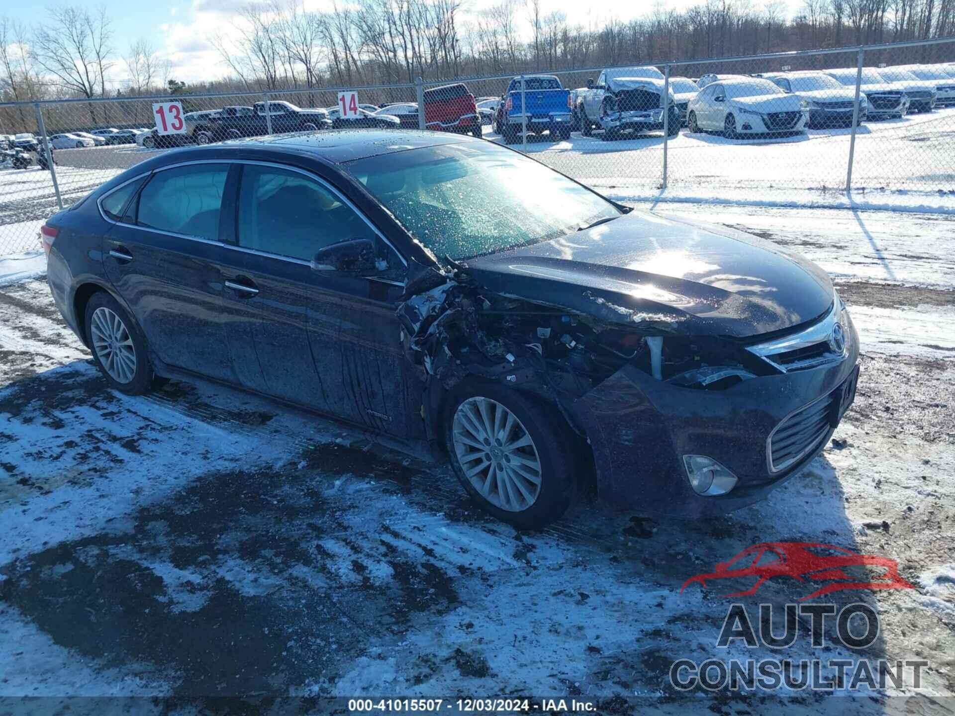 TOYOTA AVALON HYBRID 2013 - 4T1BD1EBXDU016343