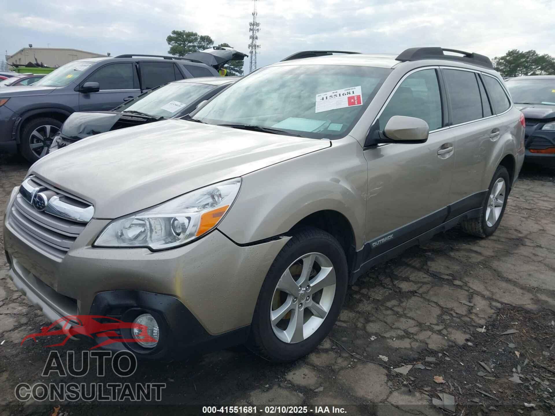 SUBARU OUTBACK 2014 - 4S4BRCMC0E3225248