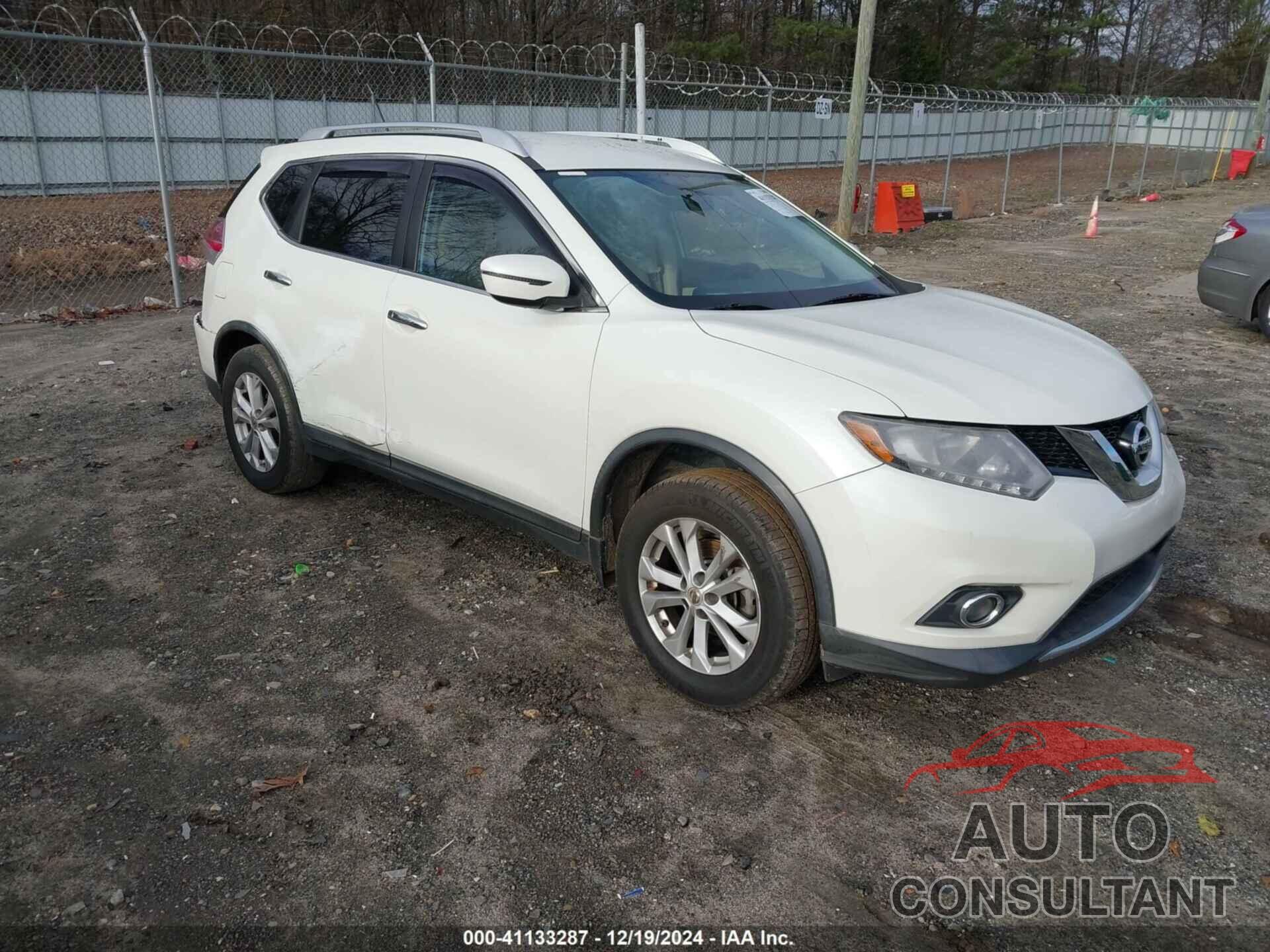 NISSAN ROGUE 2016 - KNMAT2MT0GP648354