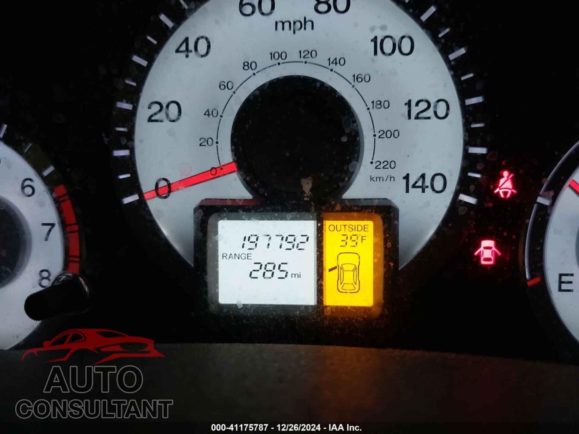HONDA PILOT 2010 - 5FNYF4H59AB035664