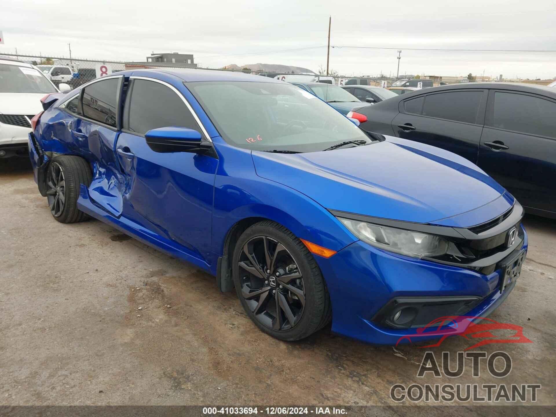 HONDA CIVIC 2020 - 19XFC2F84LE021987