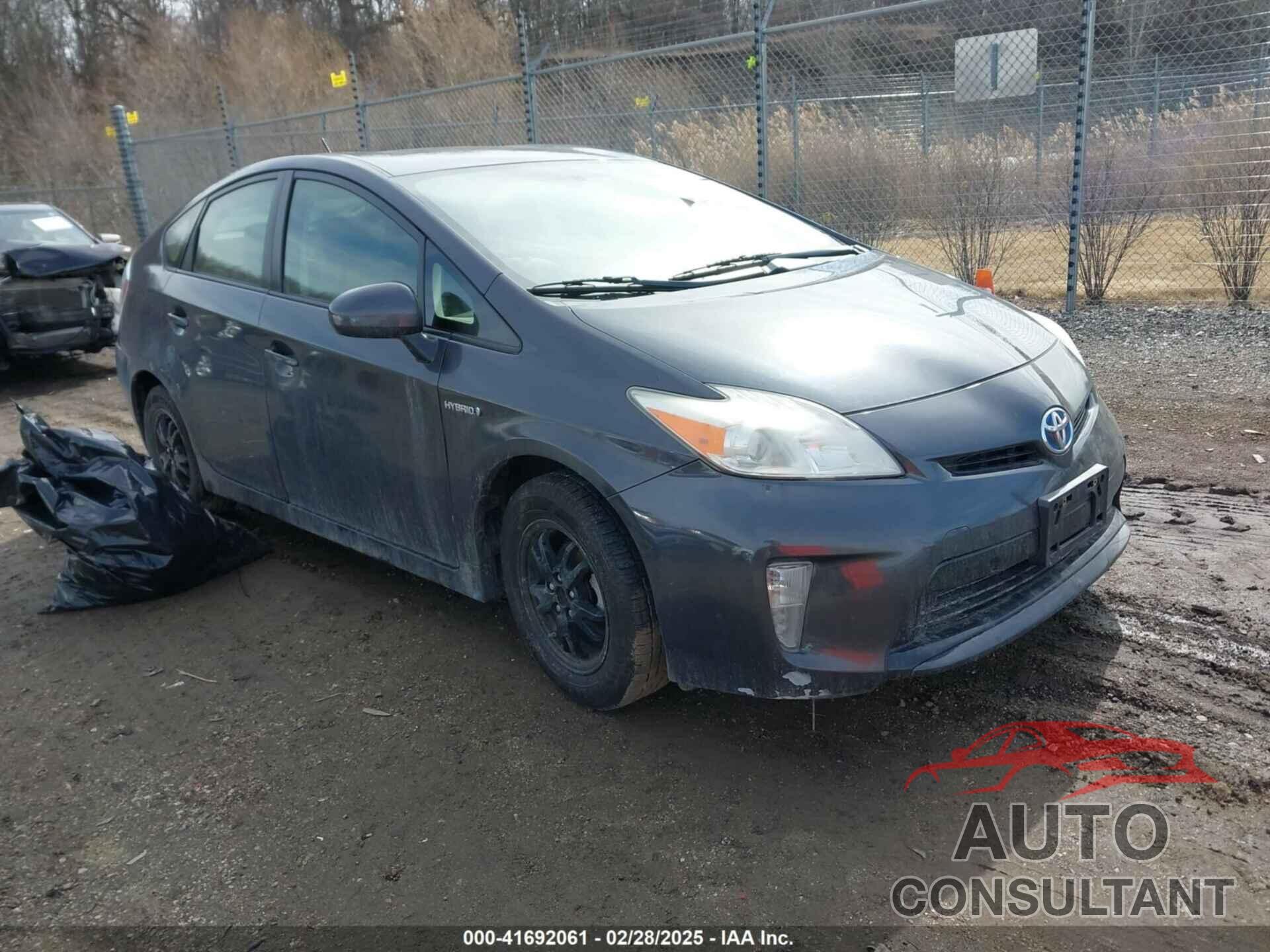 TOYOTA PRIUS 2012 - JTDKN3DU0C1517337