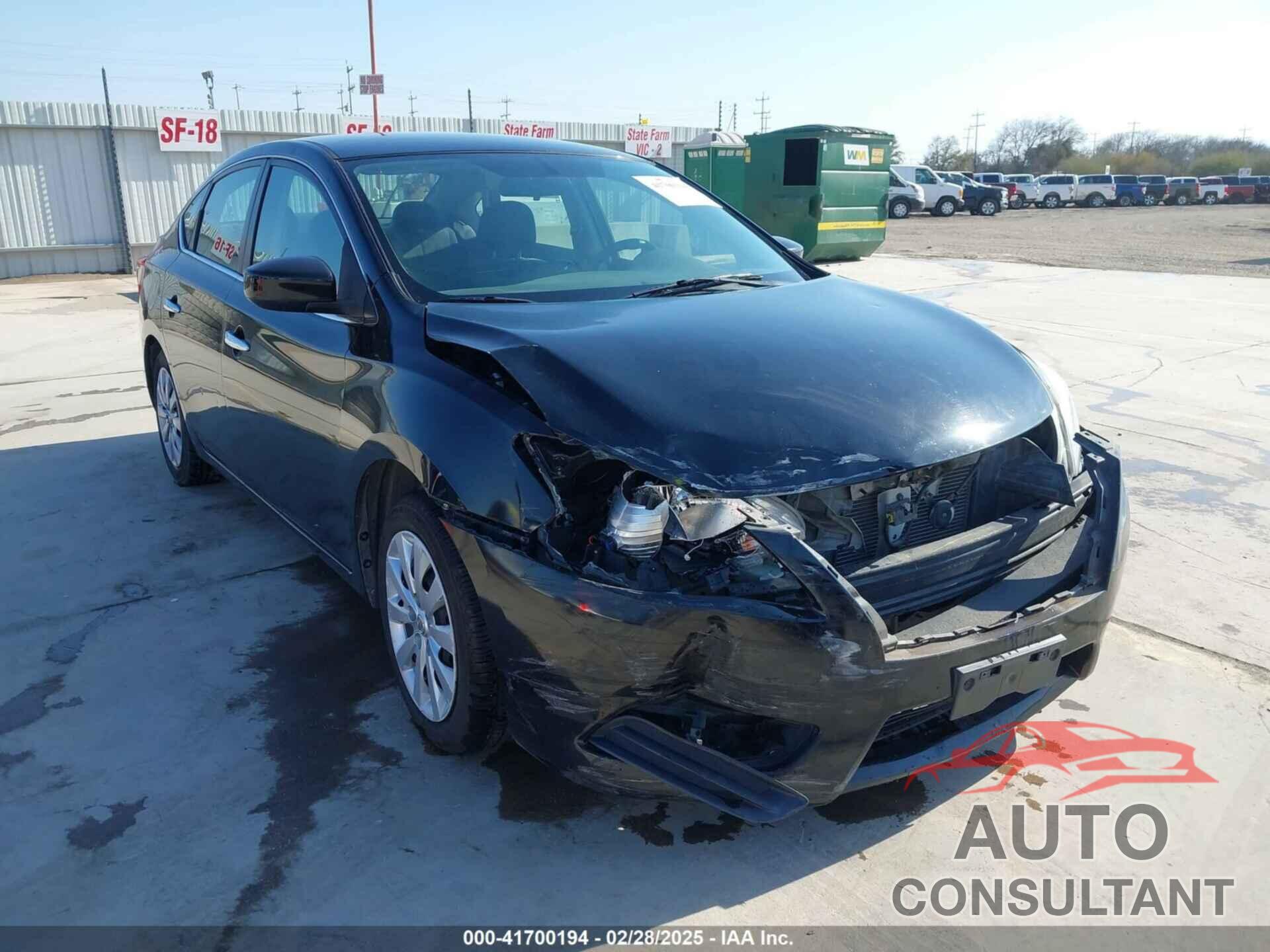 NISSAN SENTRA 2013 - 3N1AB7AP8DL727272