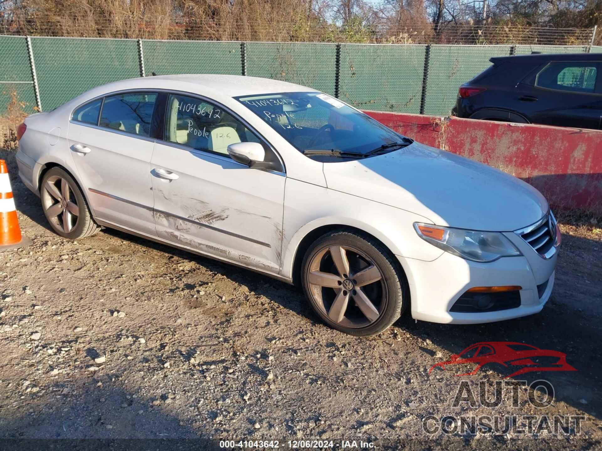VOLKSWAGEN CC 2011 - WVWHP7AN3BE703440