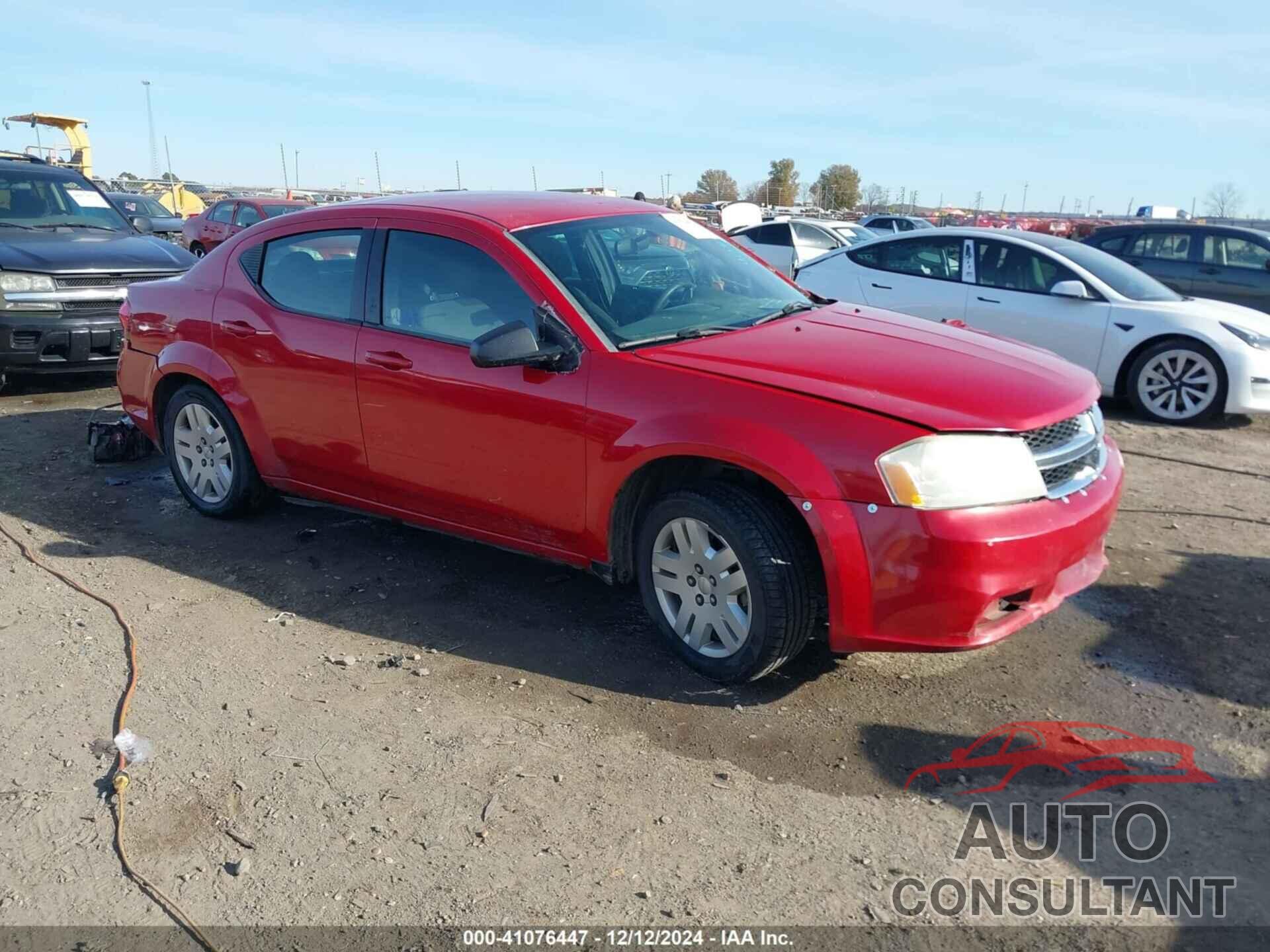 DODGE AVENGER 2013 - 1C3CDZAB8DN593948