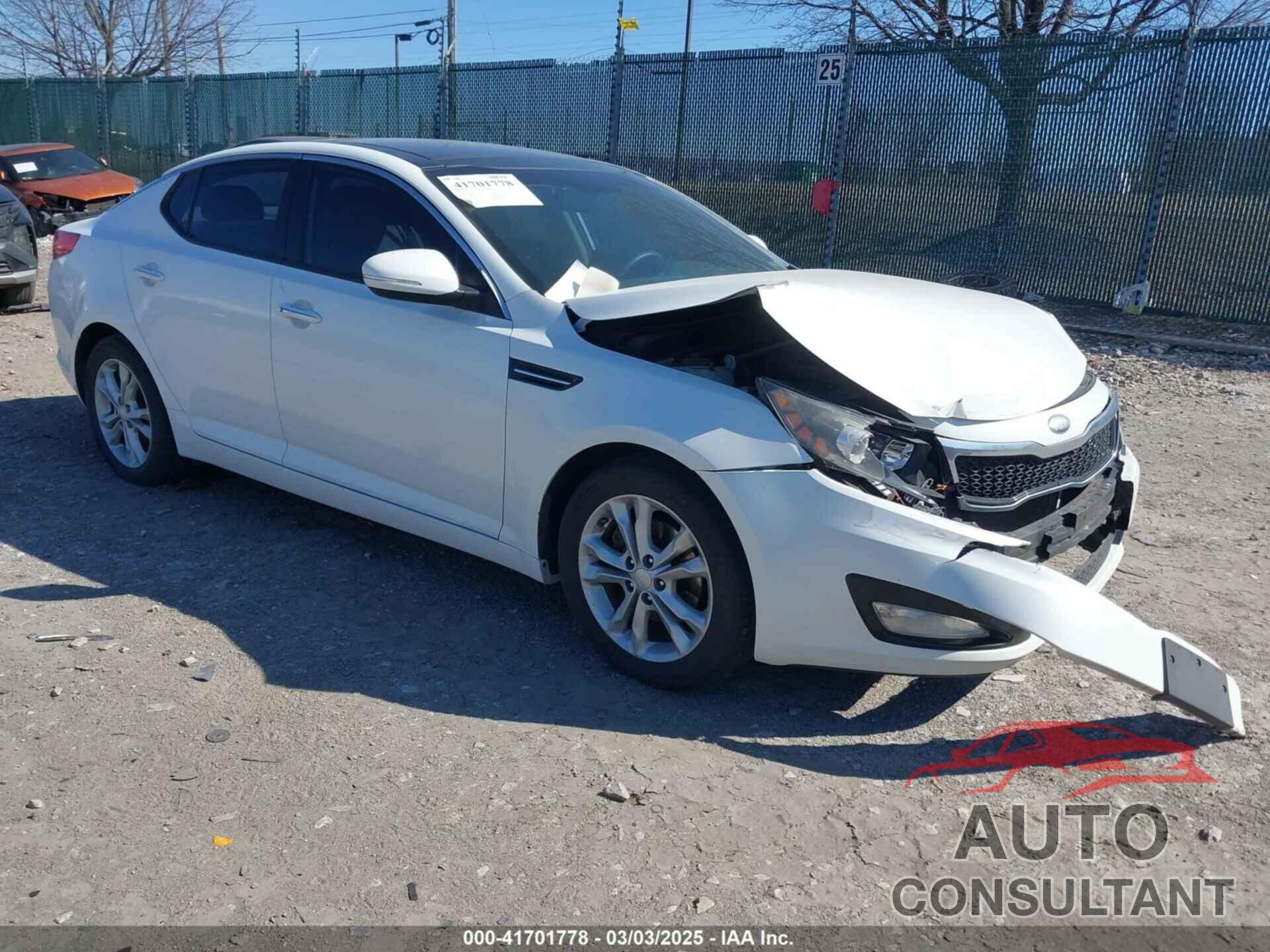 KIA OPTIMA 2013 - 5XXGN4A70DG110196