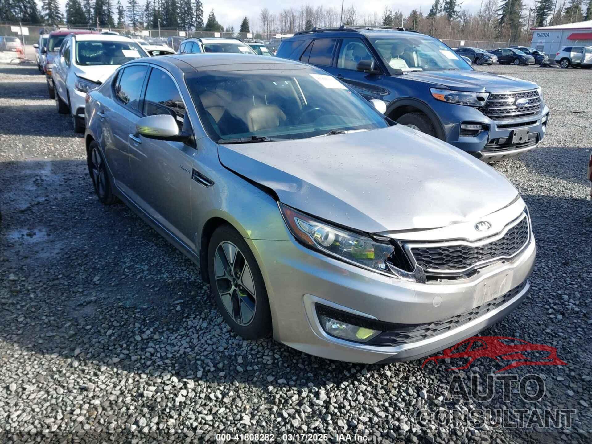 KIA OPTIMA HYBRID 2013 - KNAGM4AD4D5042639