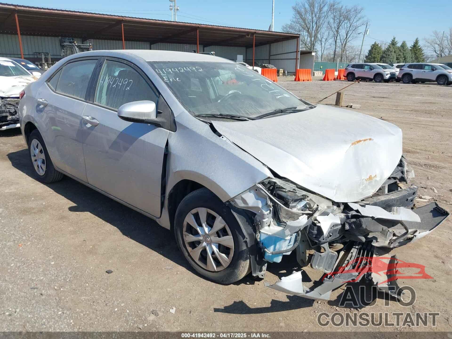TOYOTA COROLLA 2014 - 2T1BURHE1EC142162
