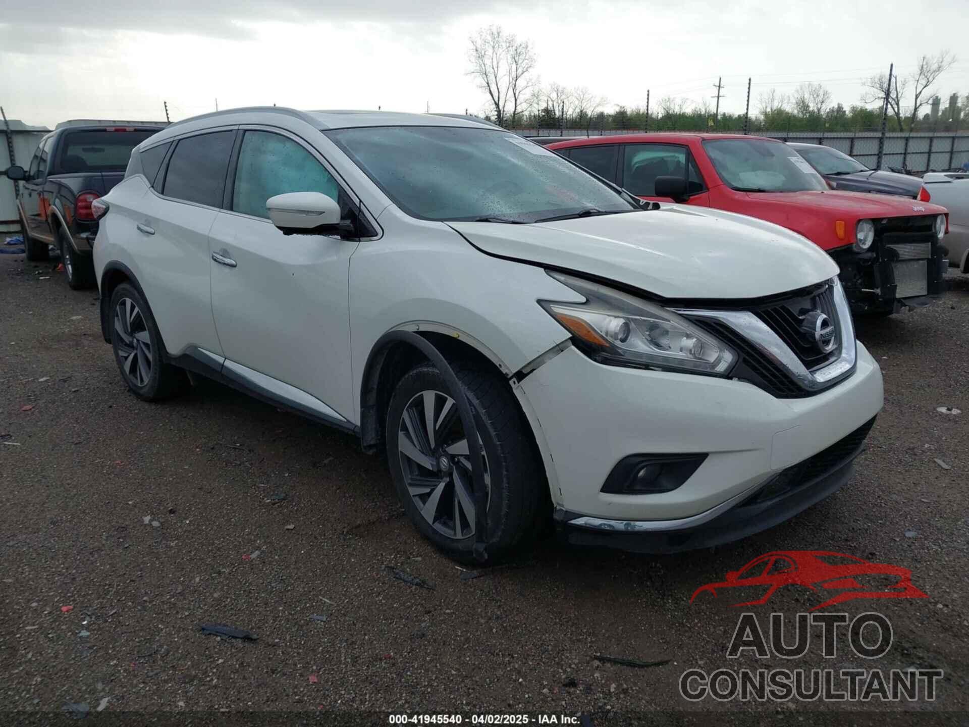 NISSAN MURANO 2015 - 5N1AZ2MH0FN237598