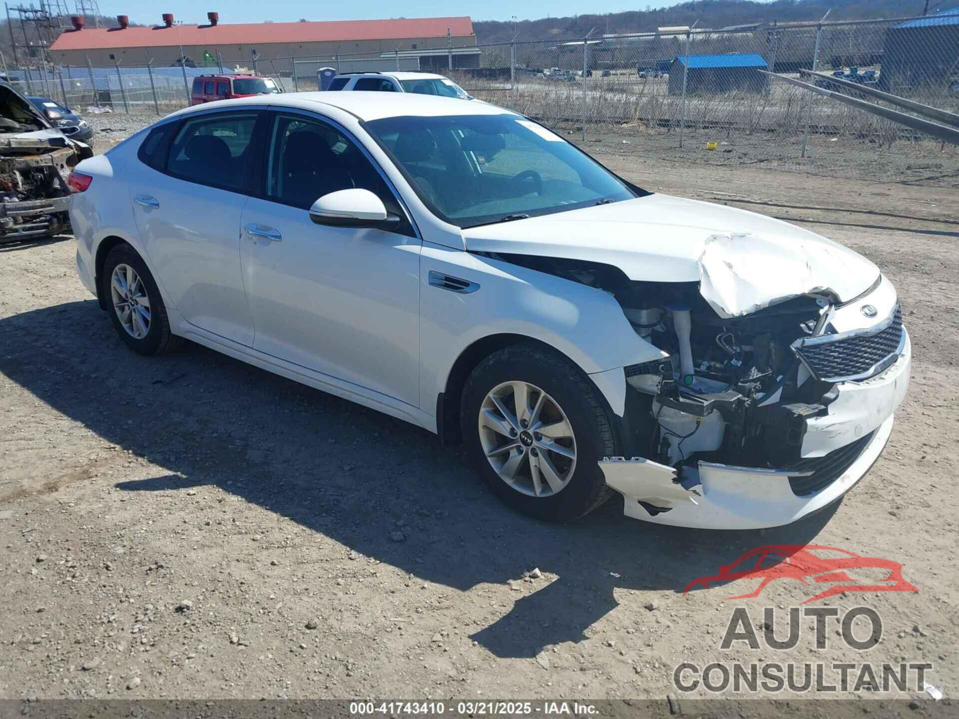 KIA OPTIMA 2016 - KNAGT4L33G5082111