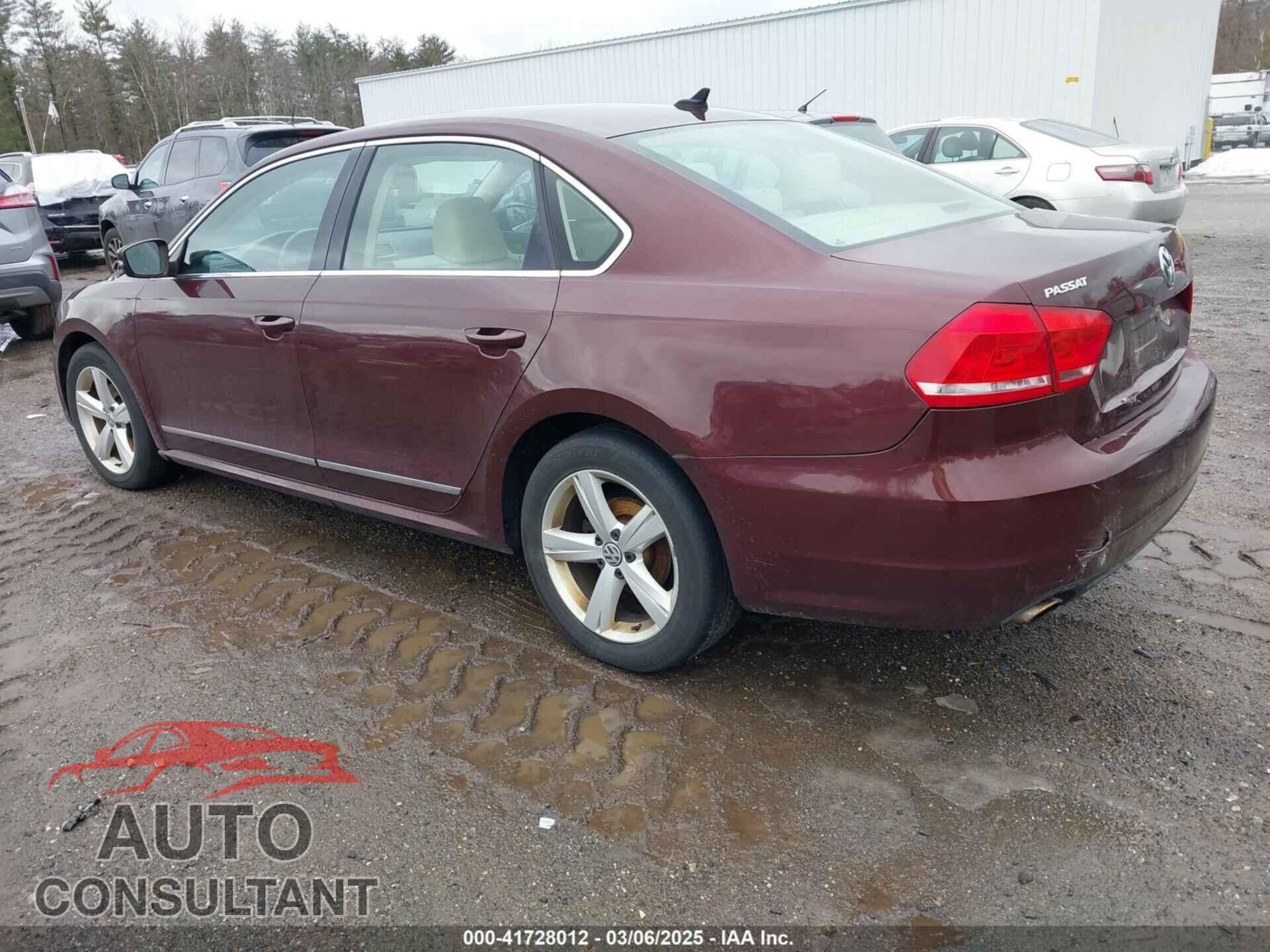 VOLKSWAGEN PASSAT 2013 - 1VWBP7A36DC095185