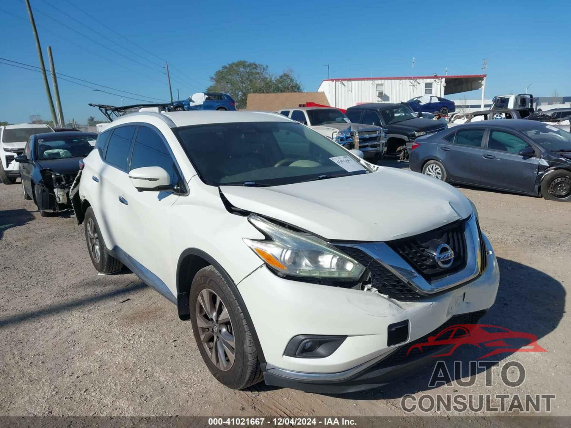 NISSAN MURANO 2017 - 5N1AZ2MGXHN116040