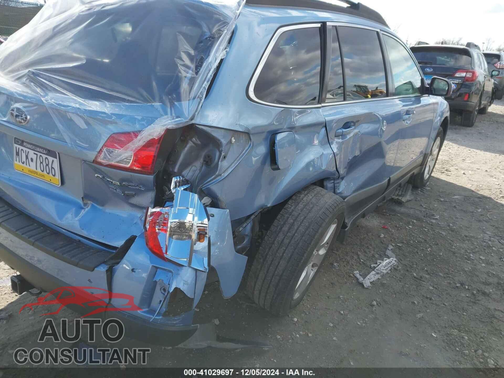 SUBARU OUTBACK 2011 - 4S4BRDCC1B2411552