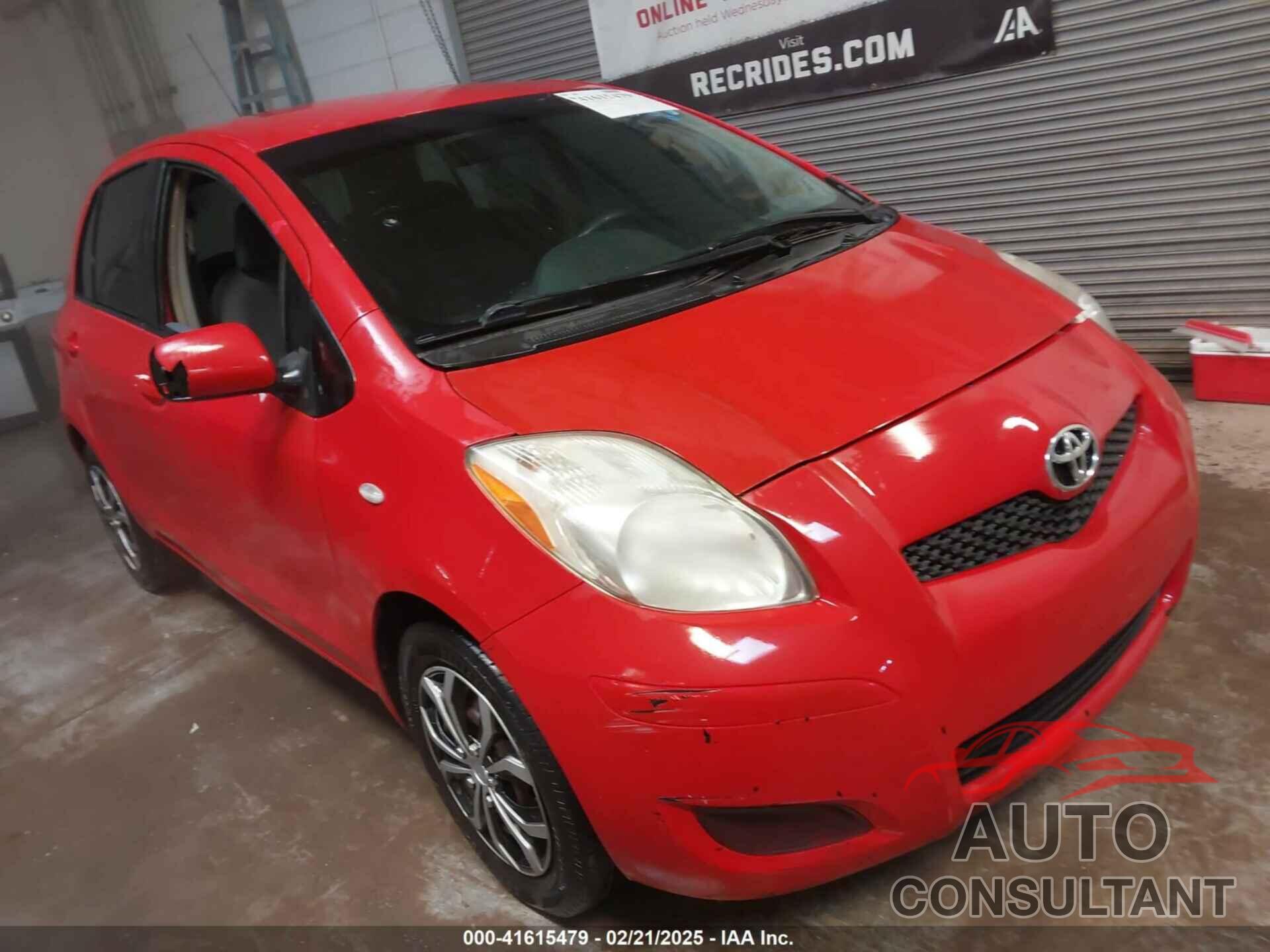 TOYOTA YARIS 2011 - JTDKT4K33B5341672