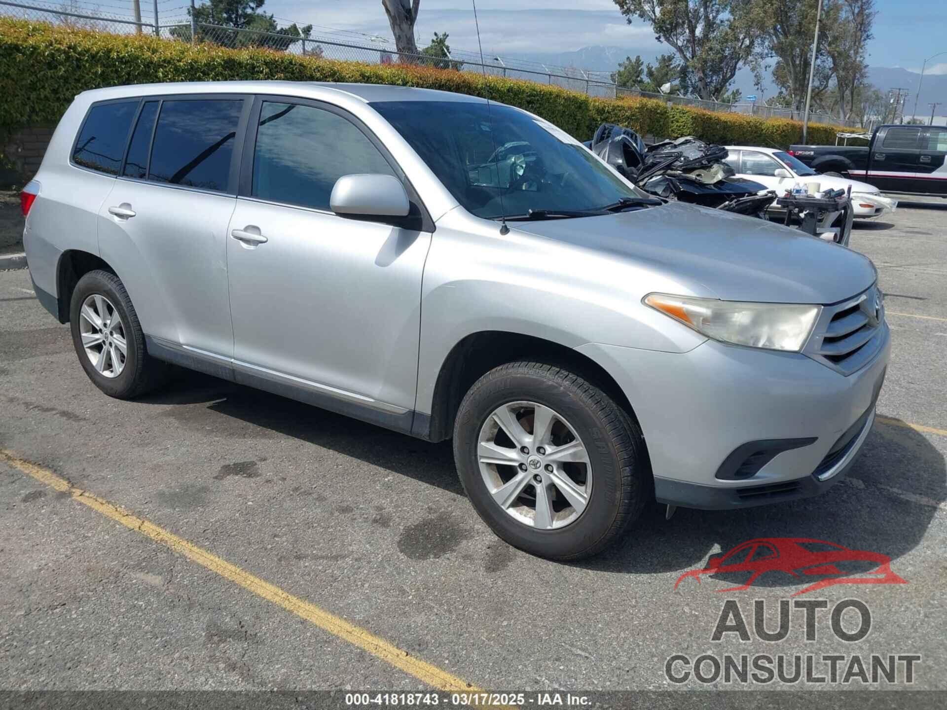 TOYOTA HIGHLANDER 2011 - 5TDZA3EHXBS016050