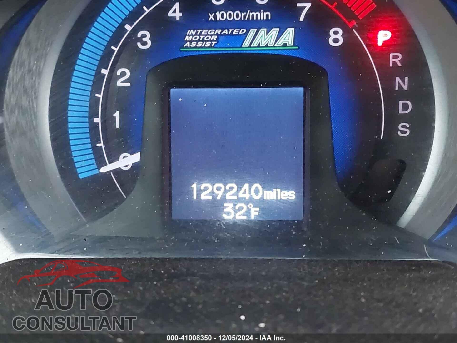 HONDA INSIGHT 2011 - JHMZE2H79BS012059