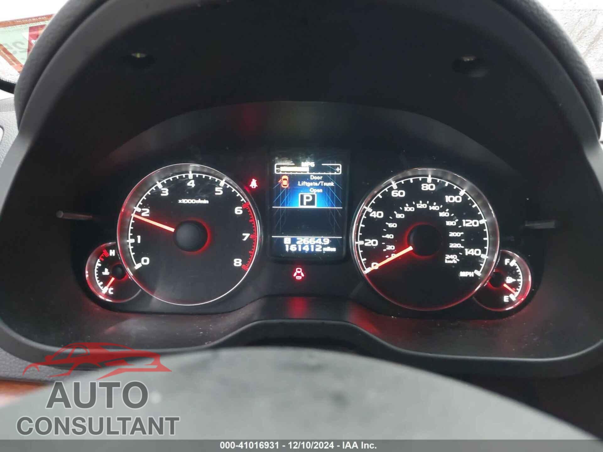 SUBARU OUTBACK 2013 - 4S4BRBKC8D3250958