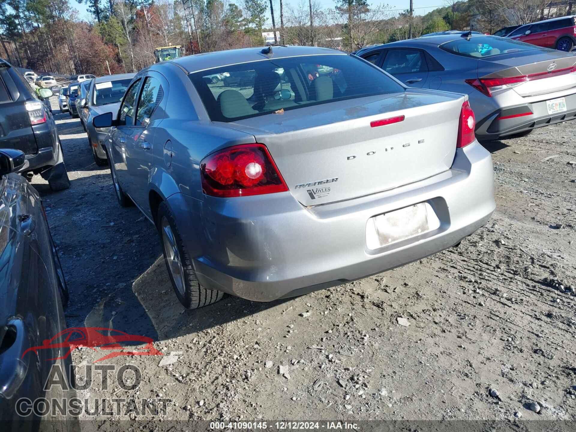 DODGE AVENGER 2013 - 1C3CDZAB5DN607322