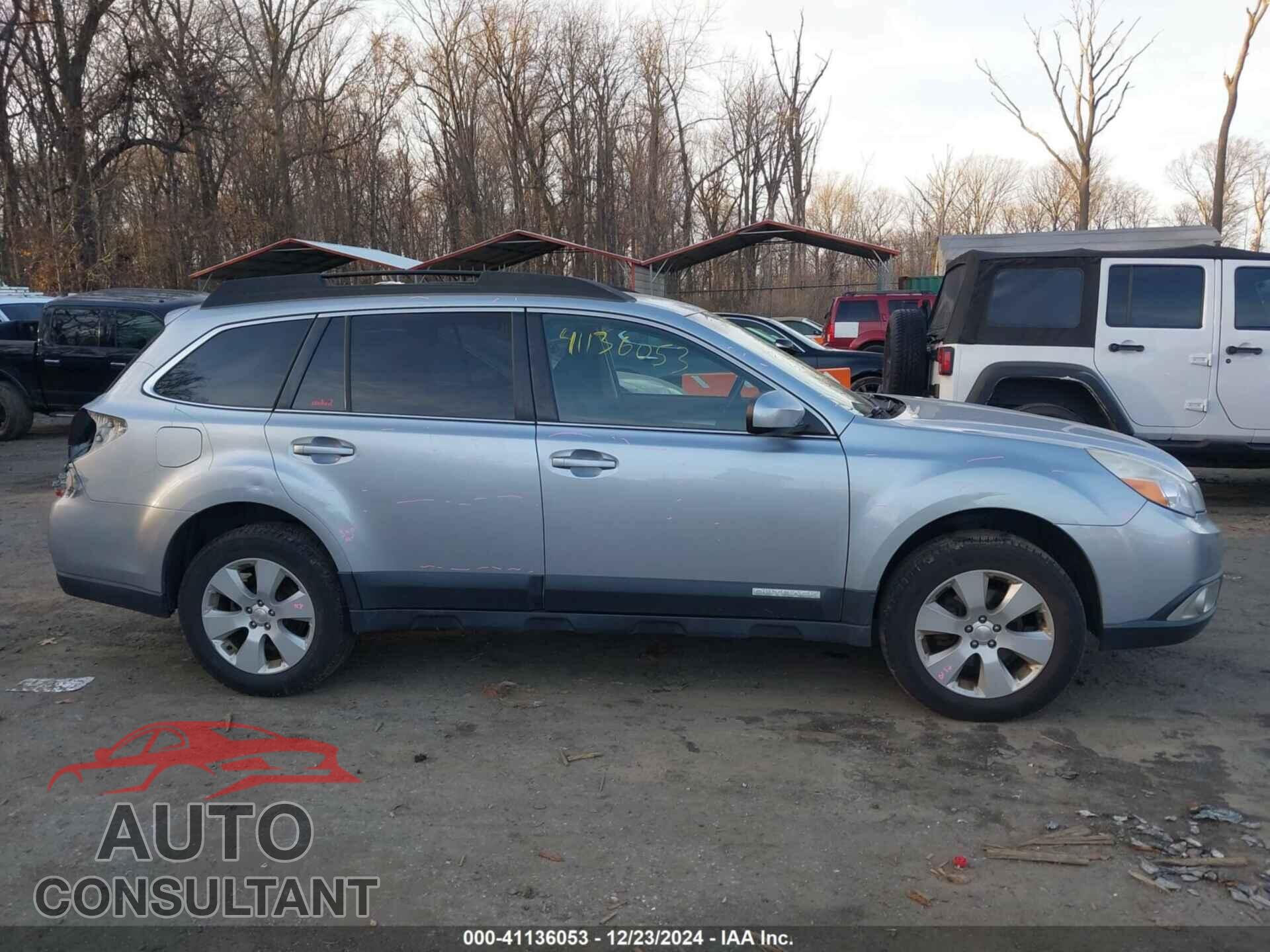 SUBARU OUTBACK 2012 - 4S4BRBCC5C1256337