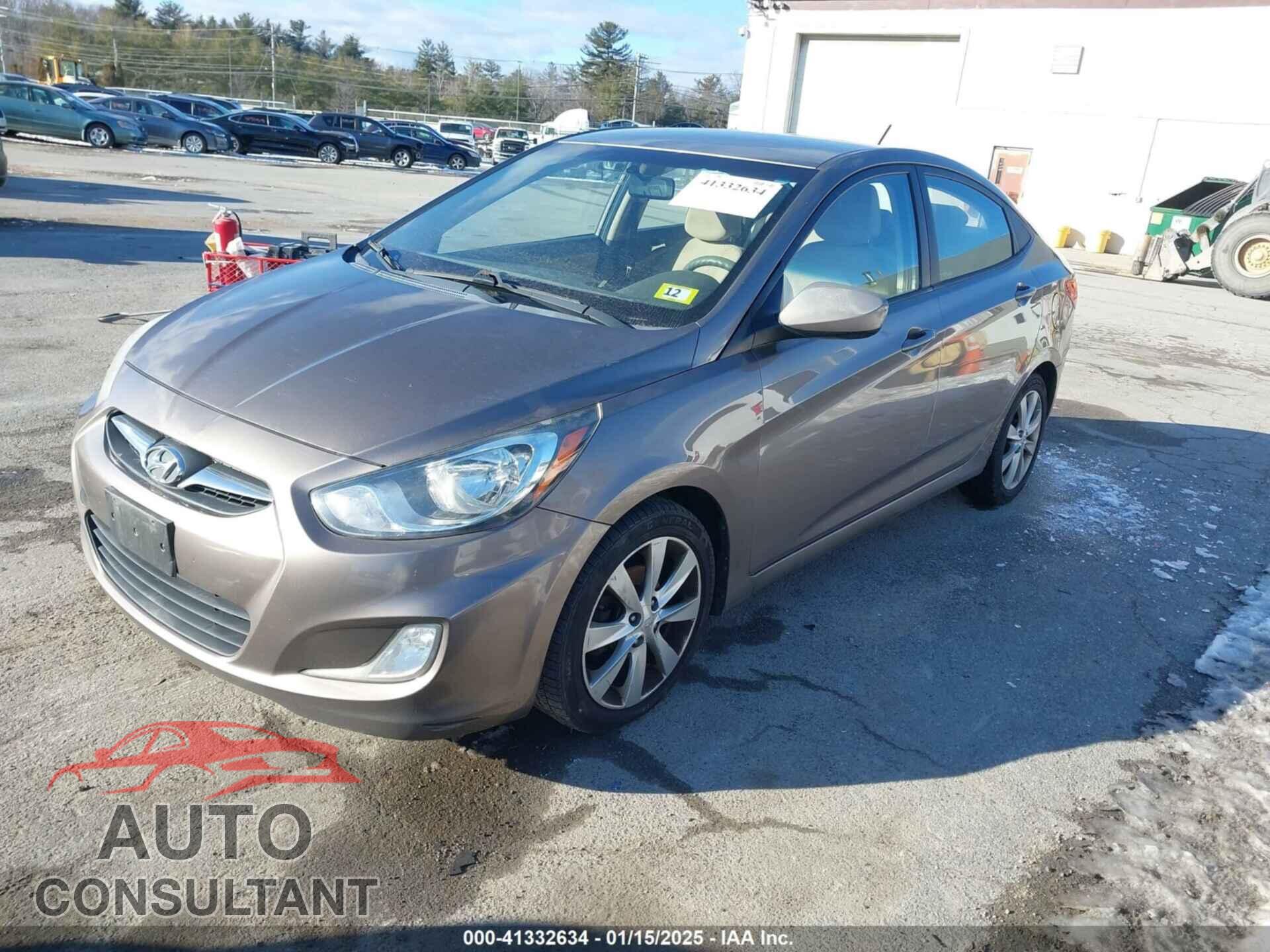 HYUNDAI ACCENT 2012 - KMHCU4AE3CU036681
