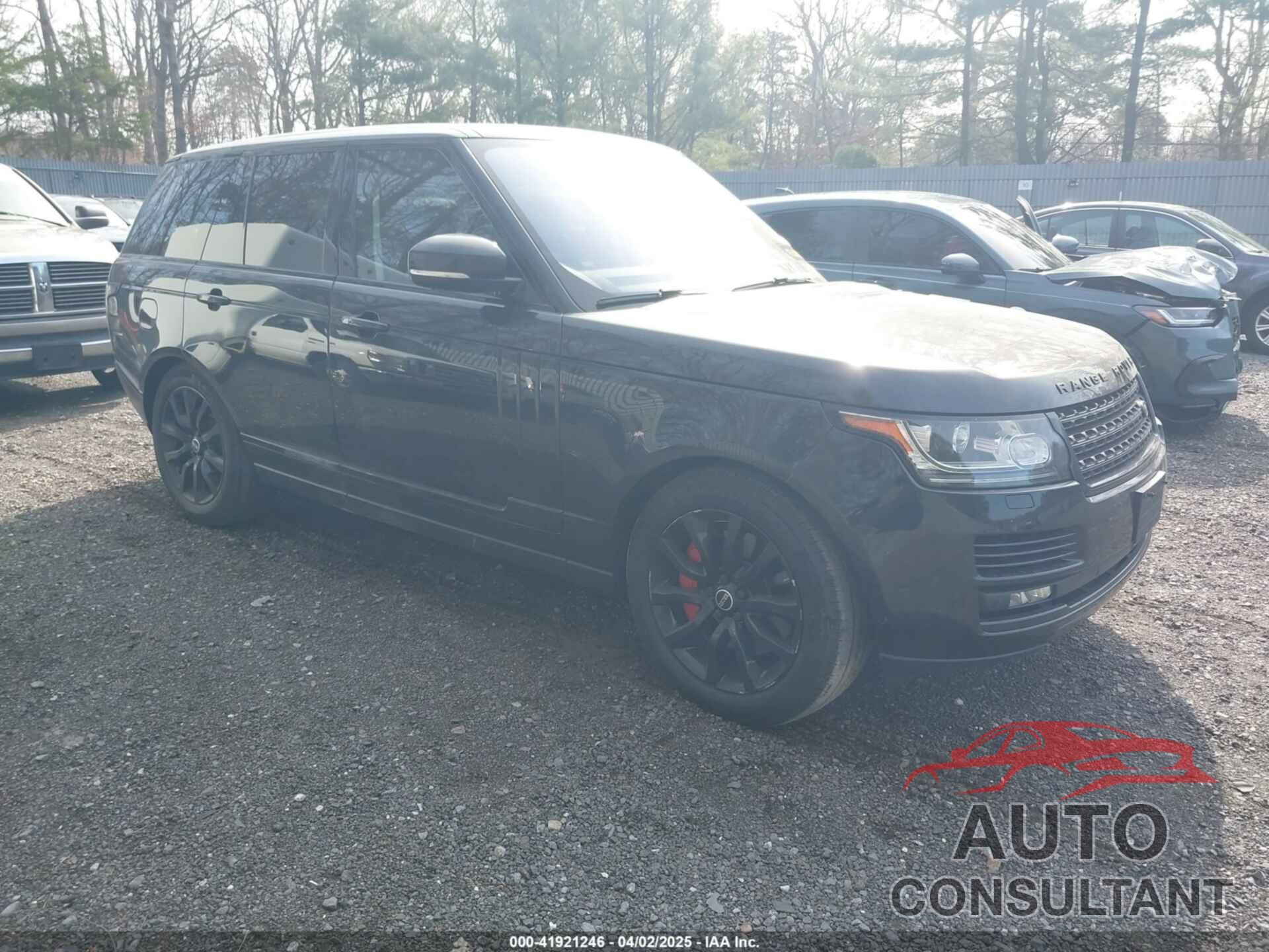 LAND ROVER RANGE ROVER 2017 - SALGS2FVXHA343999