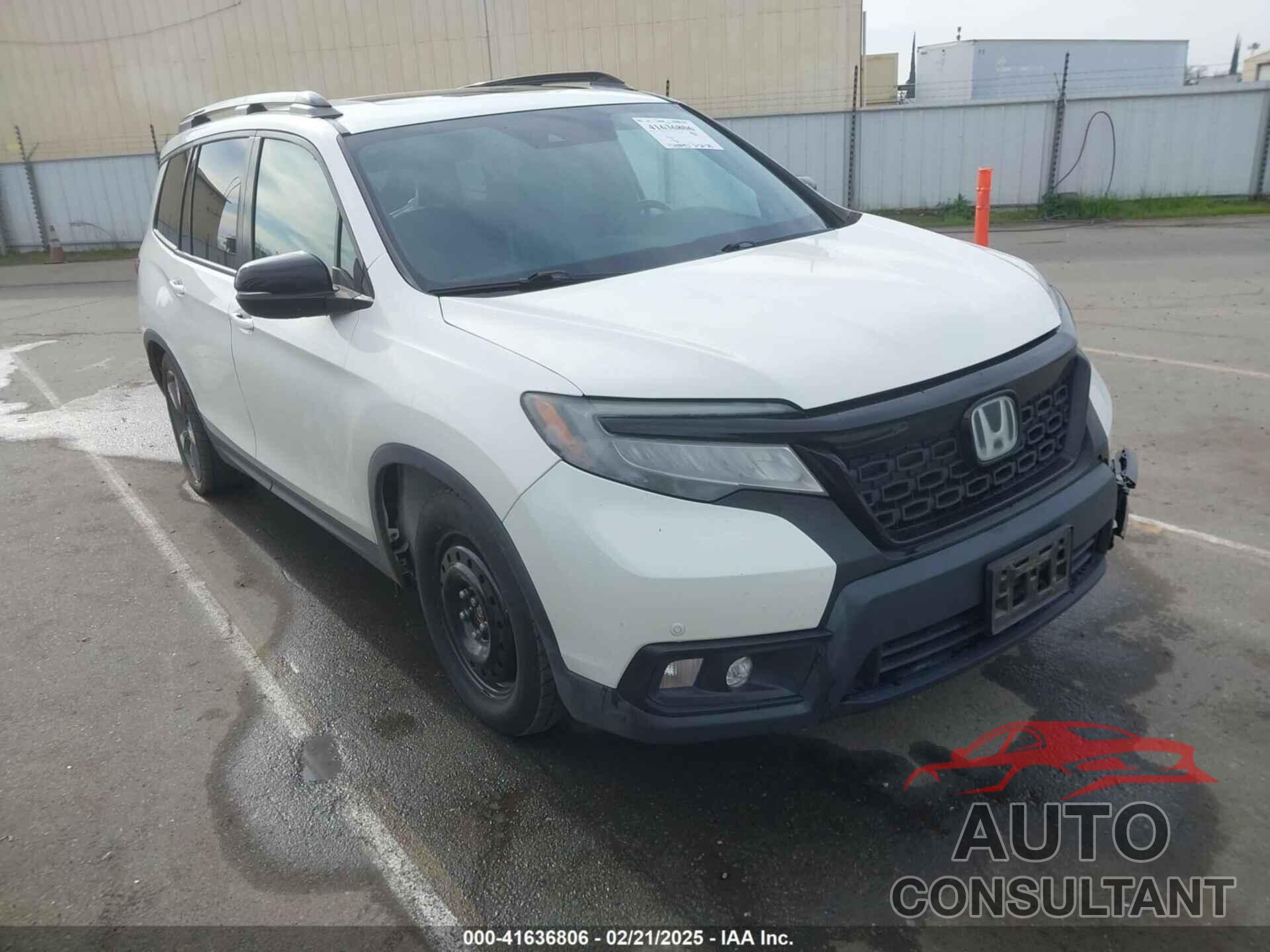 HONDA PASSPORT 2019 - 5FNYF7H93KB002861
