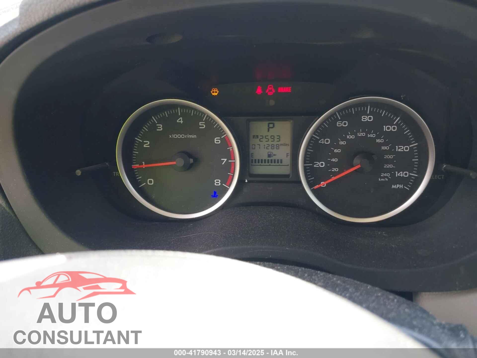 SUBARU FORESTER 2014 - JF2SJAEC0EH506212