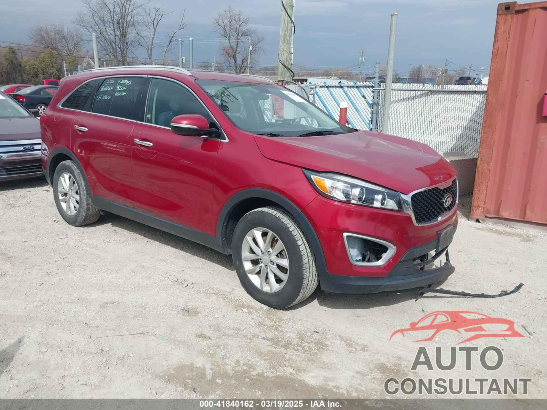 KIA SORENTO 2018 - 5XYPG4A32JG416041