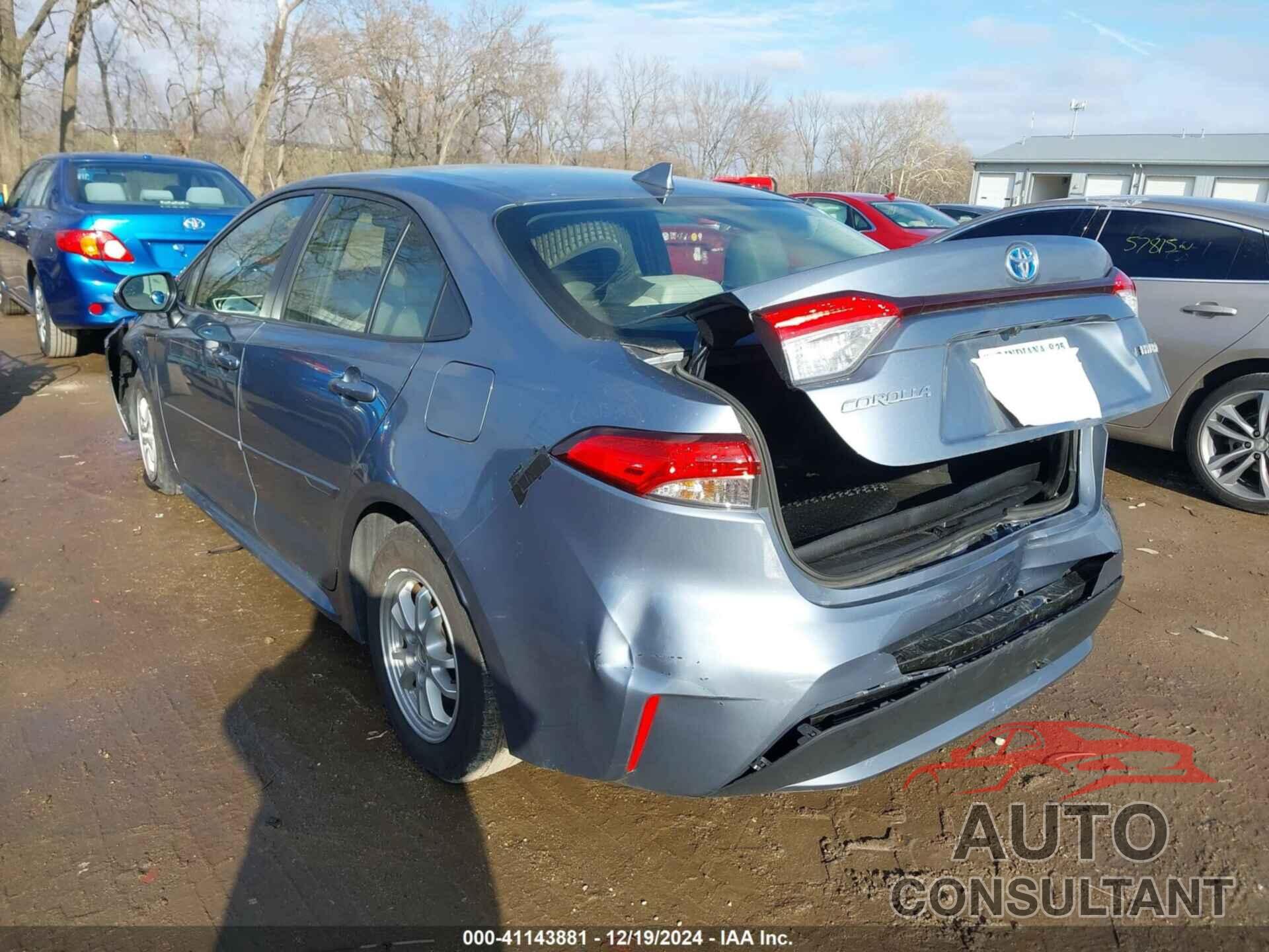 TOYOTA COROLLA 2022 - JTDEAMDE4N3013694