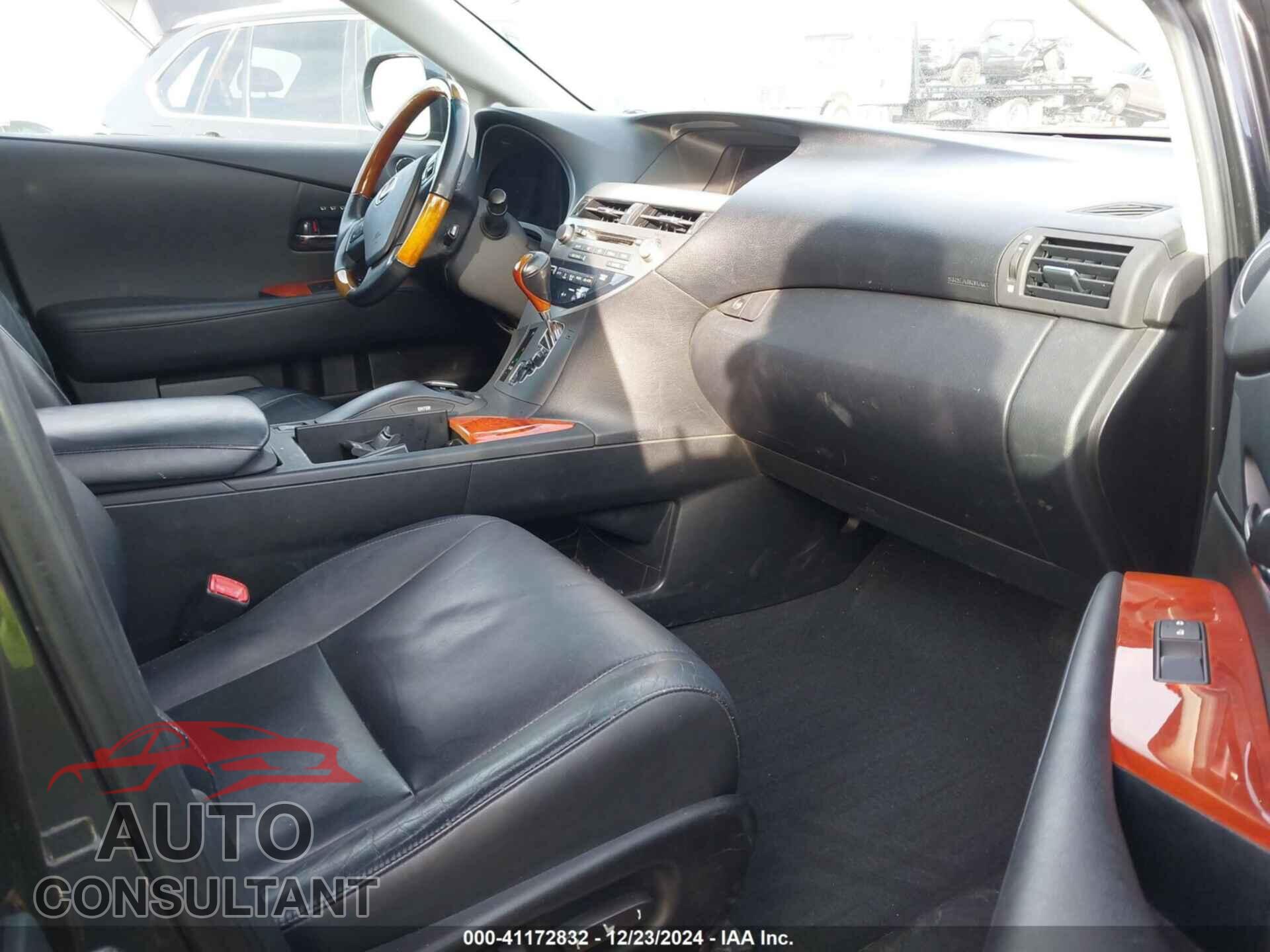 LEXUS RX 2010 - 2T2ZK1BA4AC002446