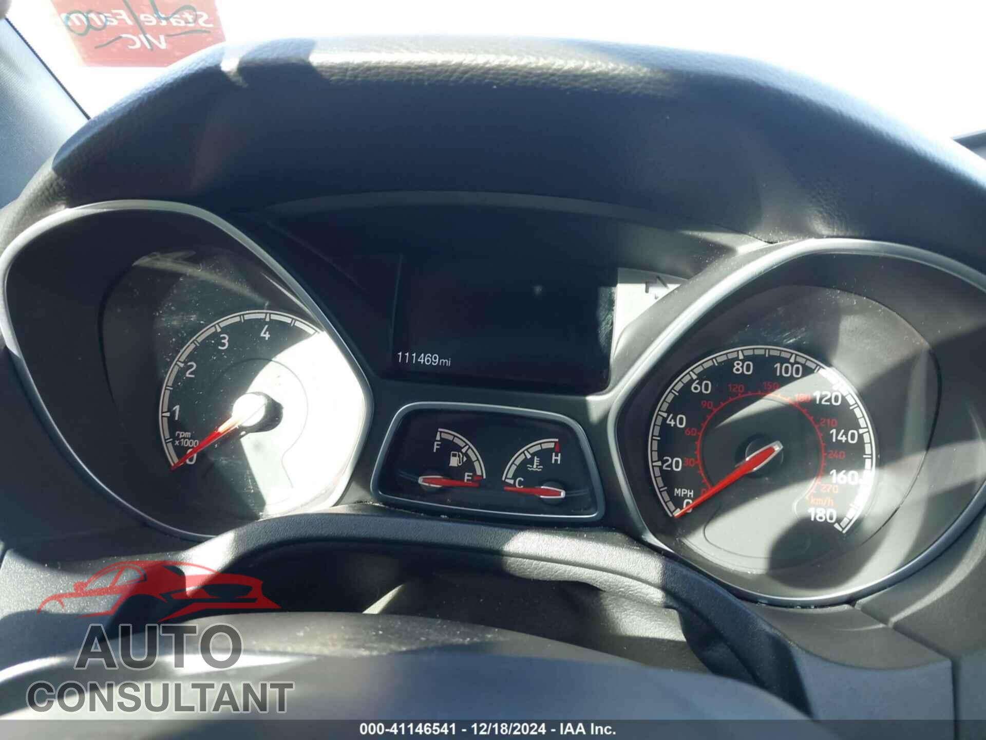 FORD FOCUS ST 2016 - 1FADP3L98GL258564