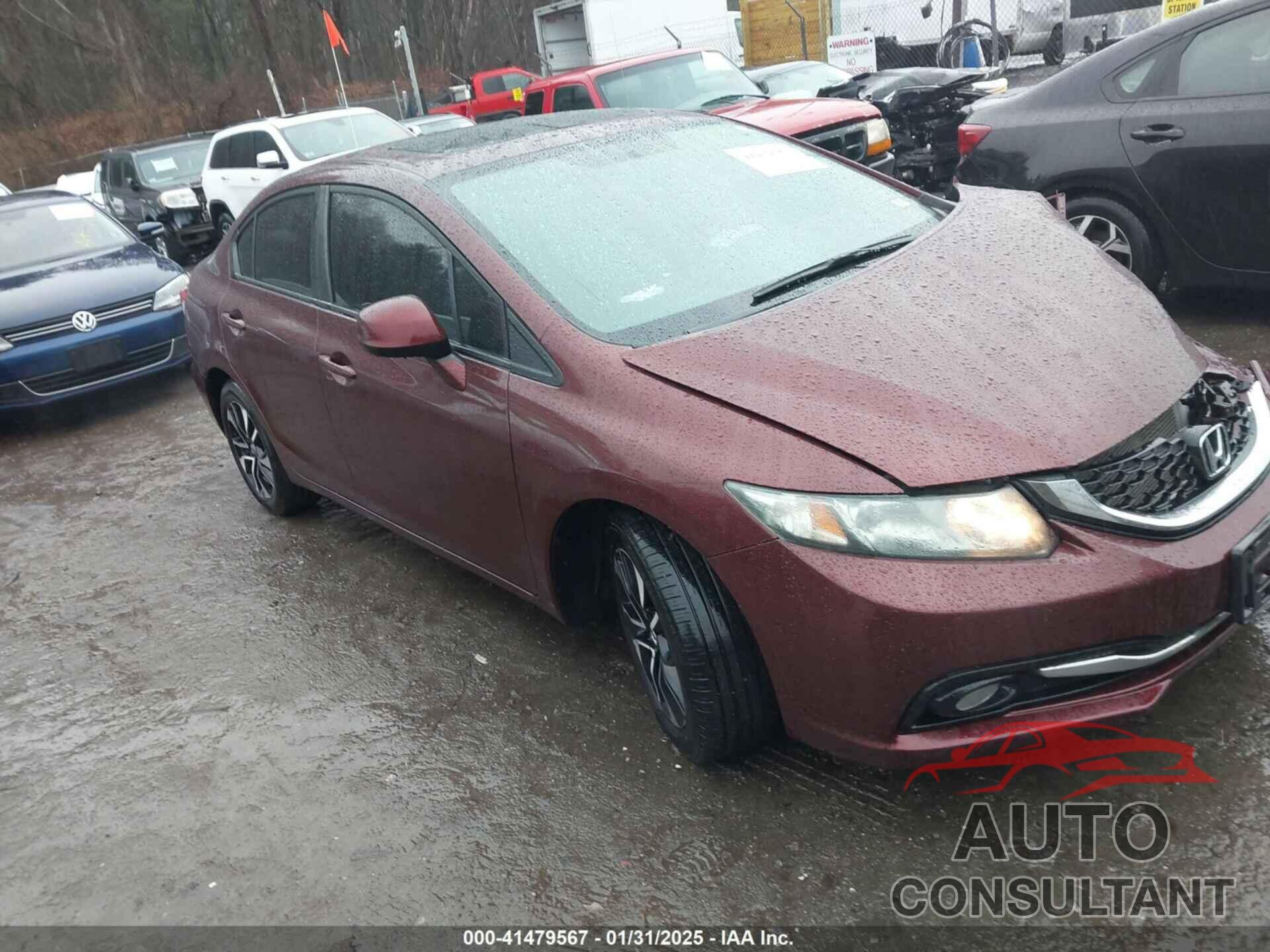 HONDA CIVIC 2013 - 19XFB2F96DE008042