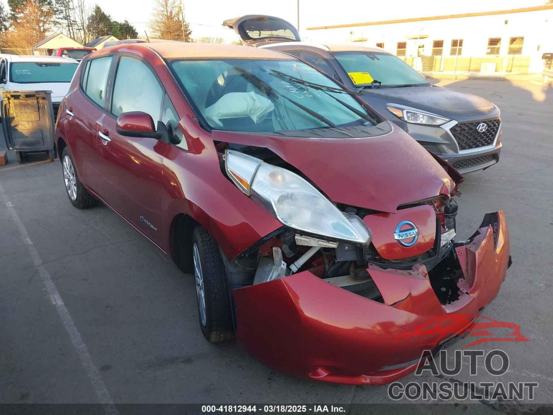 NISSAN LEAF 2015 - 1N4AZ0CP1FC314563