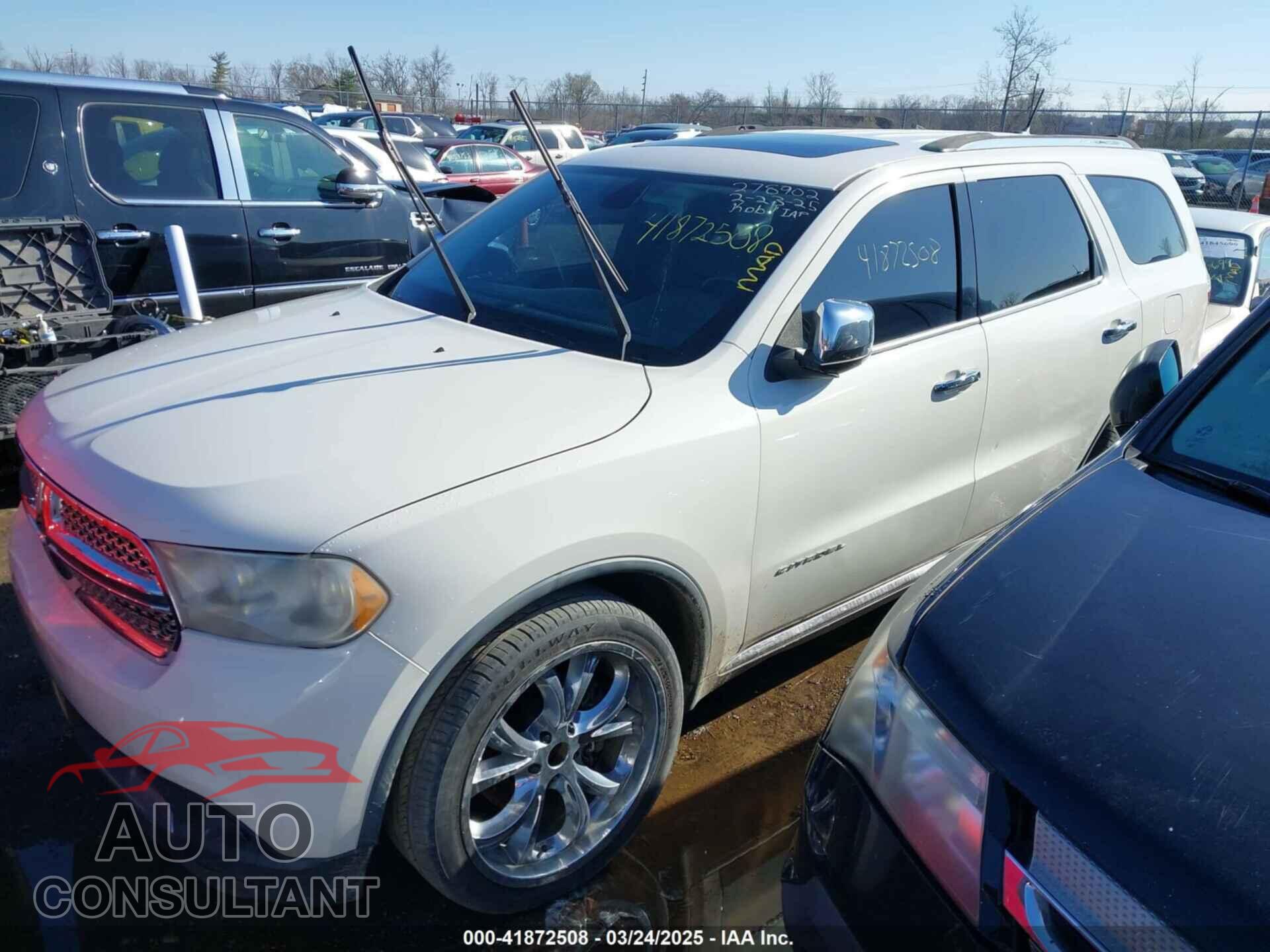 DODGE DURANGO 2012 - 1C4SDHET4CC180732