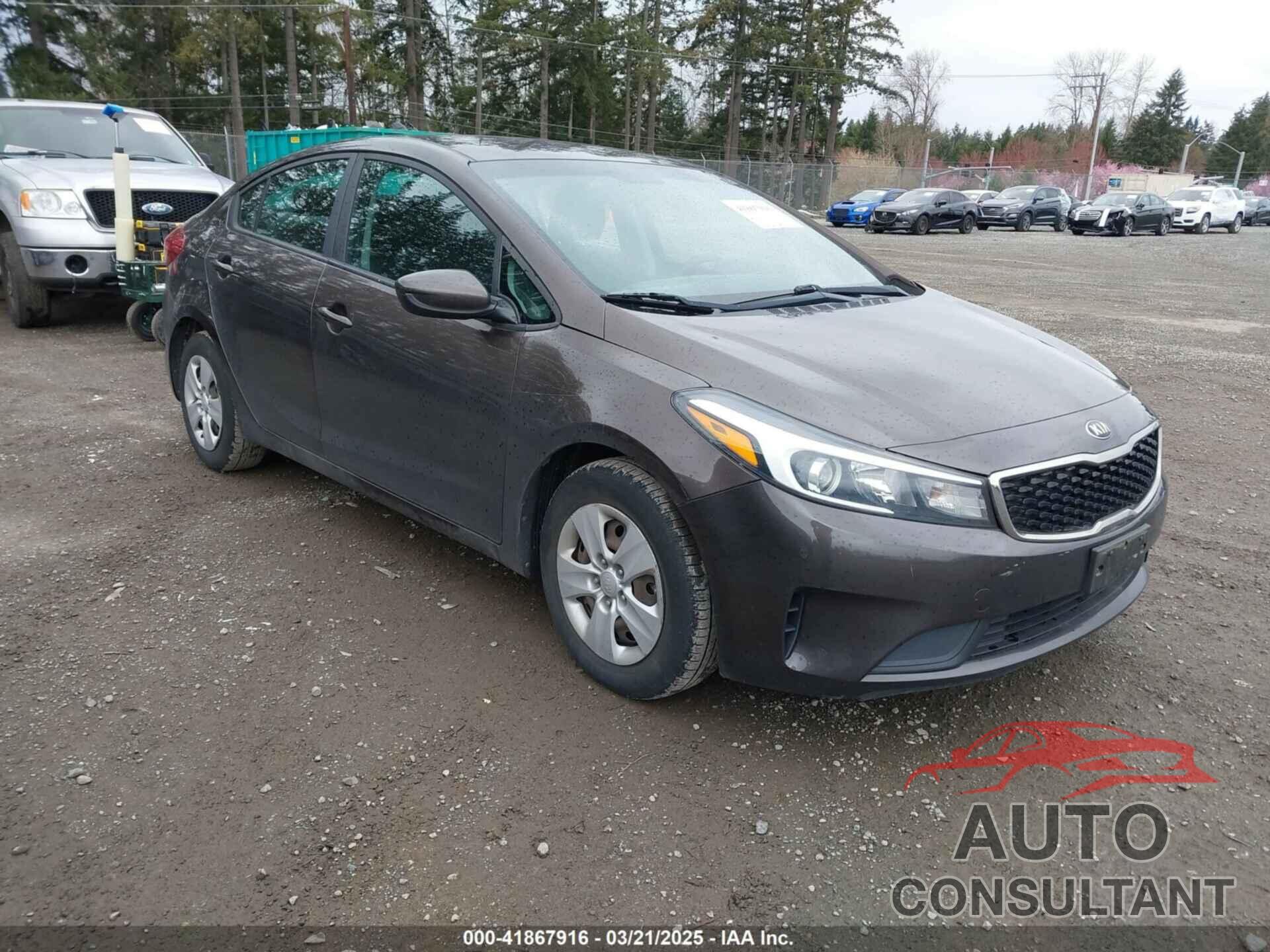 KIA FORTE 2017 - 3KPFK4A74HE018334