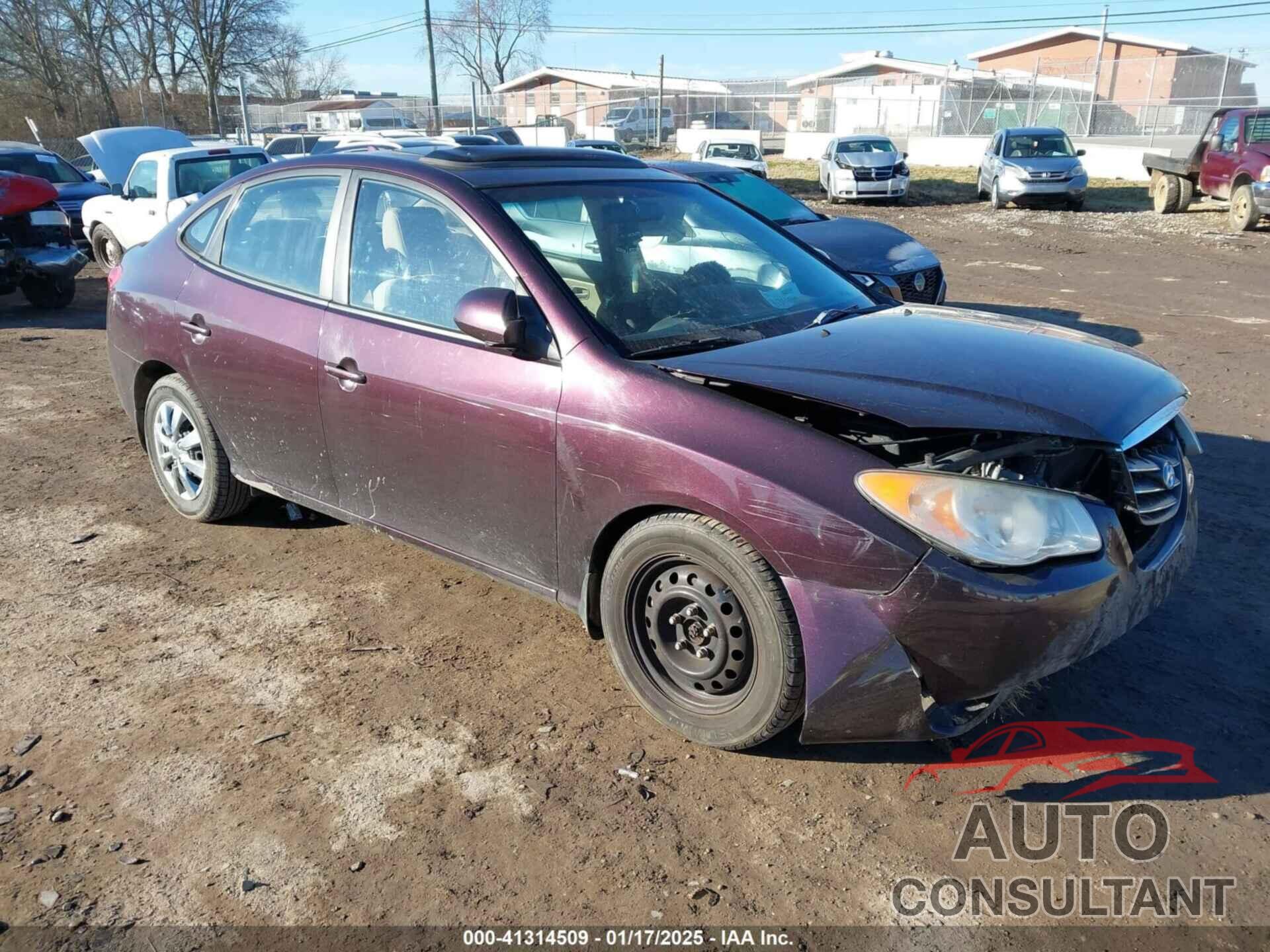 HYUNDAI ELANTRA 2009 - KMHDU46D59U817697