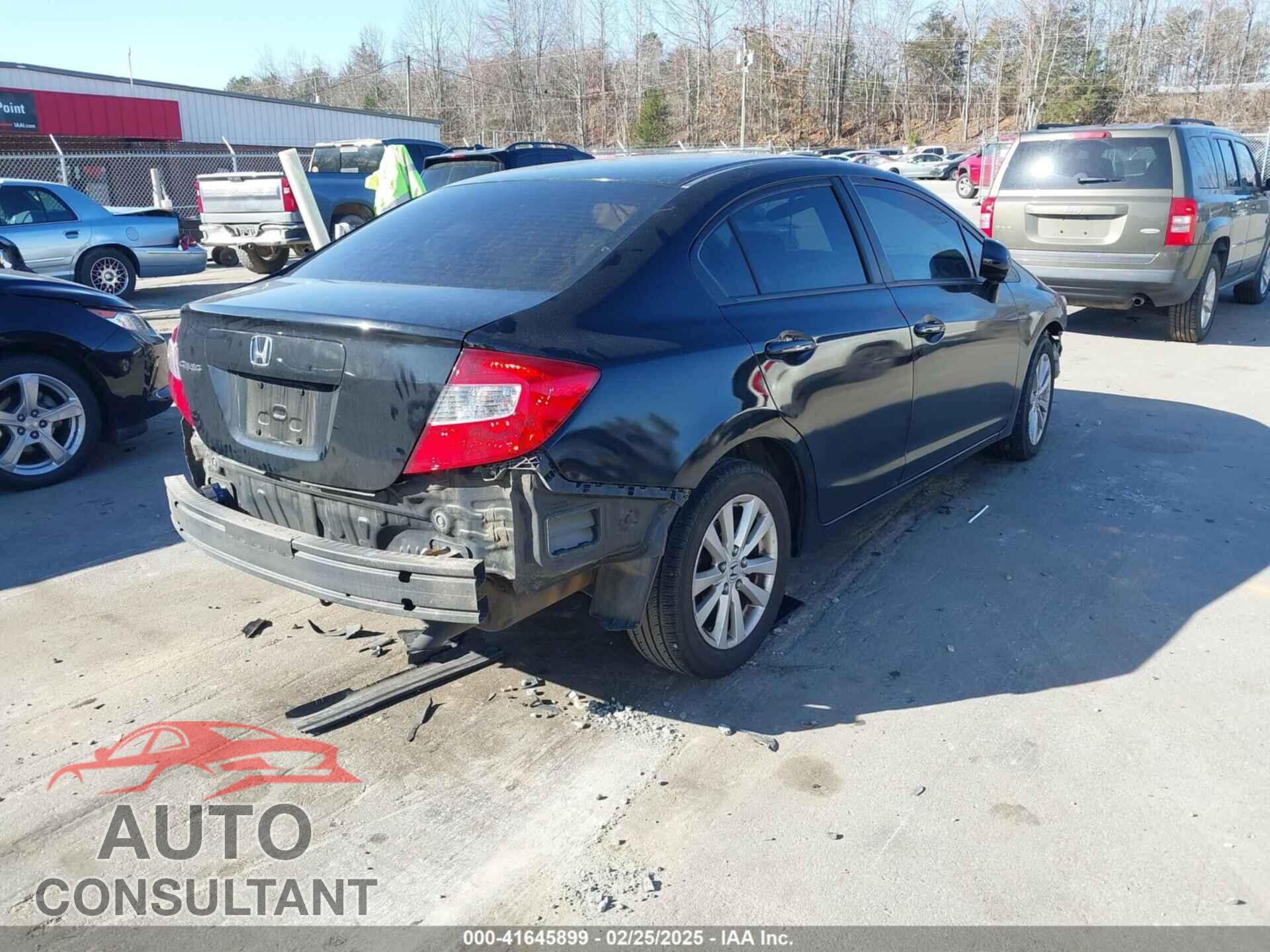 HONDA CIVIC 2012 - 2HGFB2F81CH326324