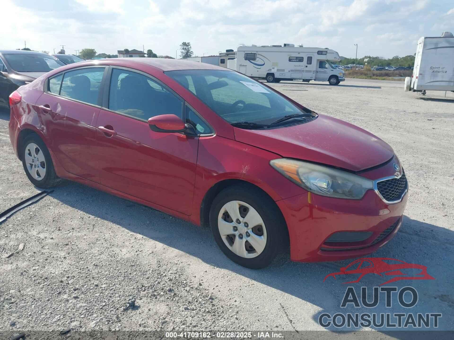 KIA FORTE 2016 - KNAFK4A68G5487652