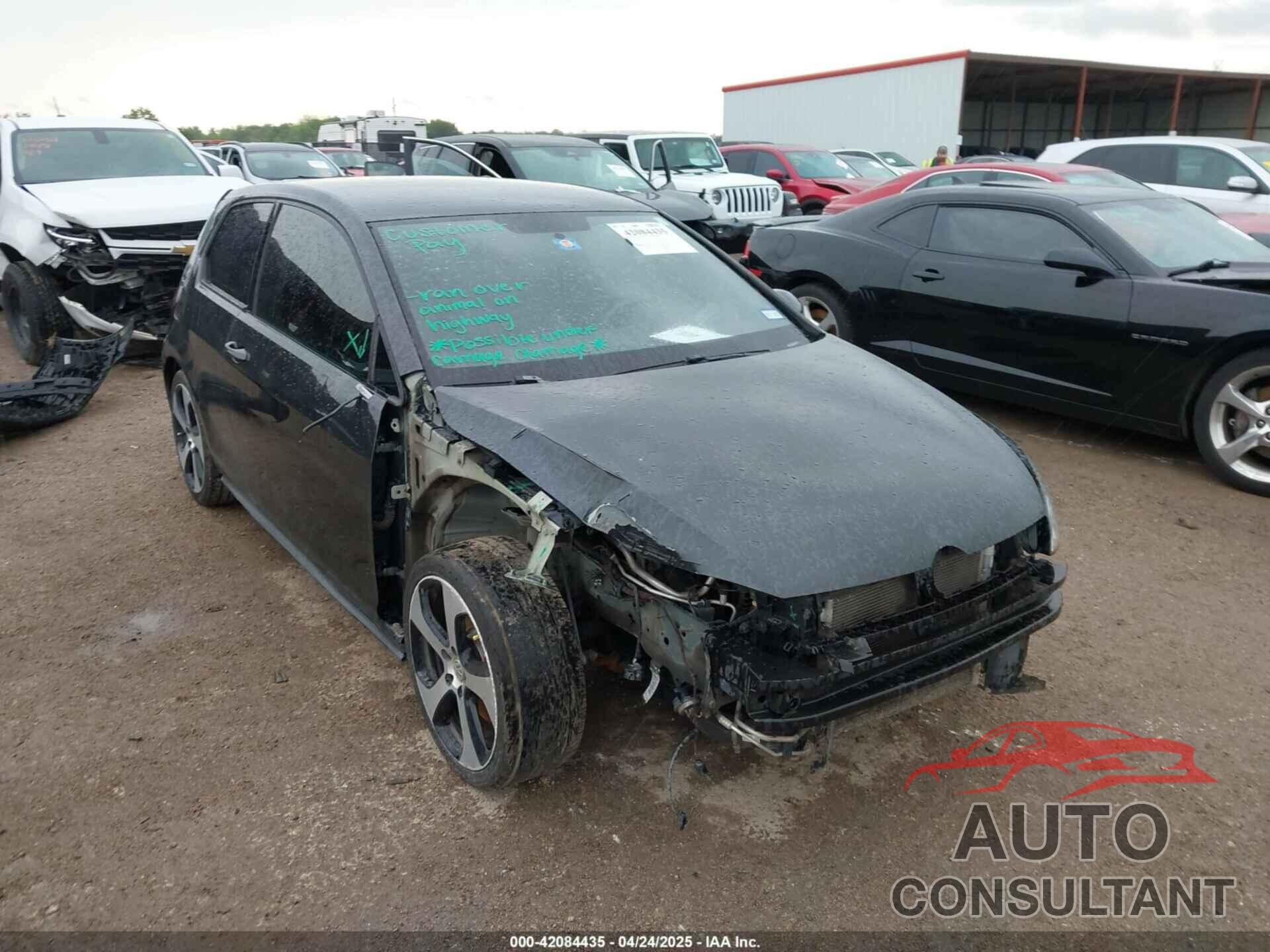 VOLKSWAGEN GOLF GTI 2015 - 3VWYT7AU7FM070599