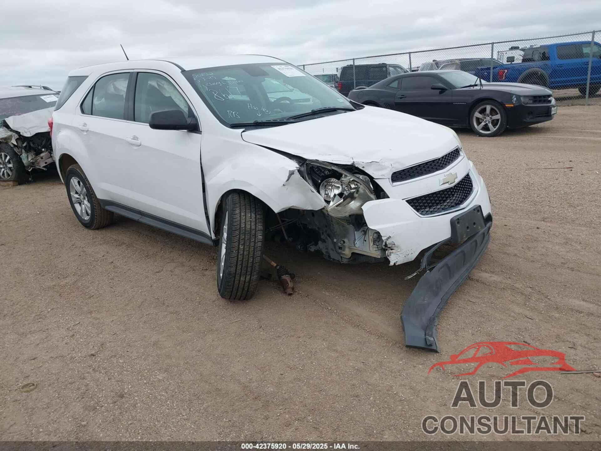 CHEVROLET EQUINOX 2013 - 2GNALBEK6D1128617